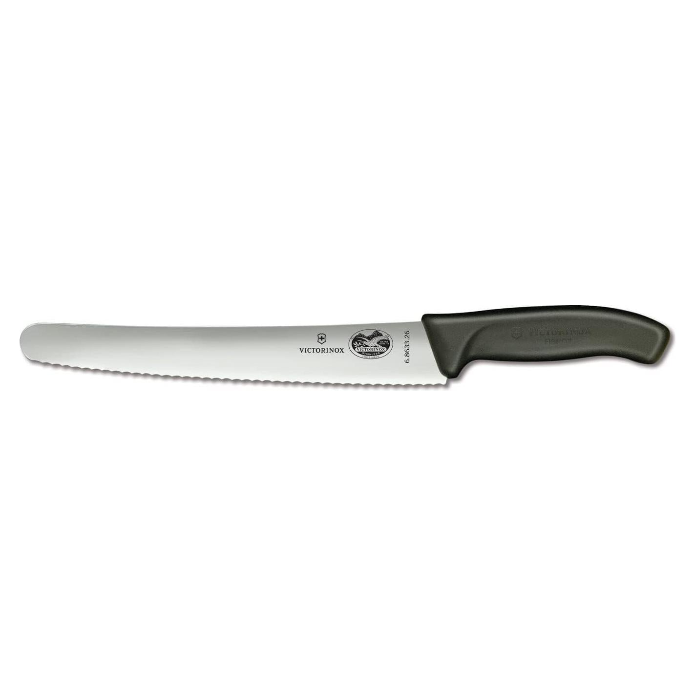 Cuchillo de Pan Victorinox Swiss Classic 26 cm Bisel Serrado Negro