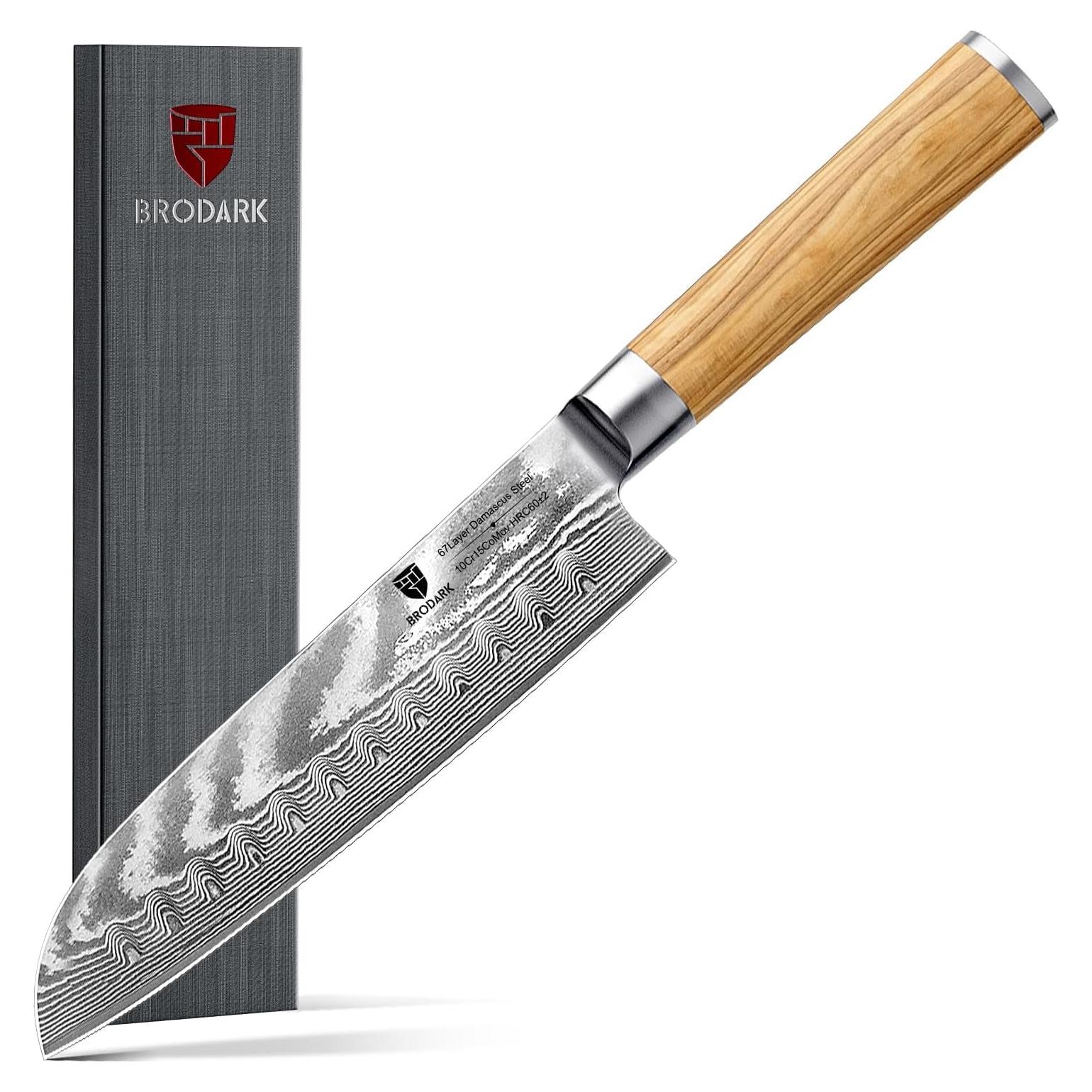 Cuchillo Santoku Brodark 30.8 cm Damasco Acero Inoxidable