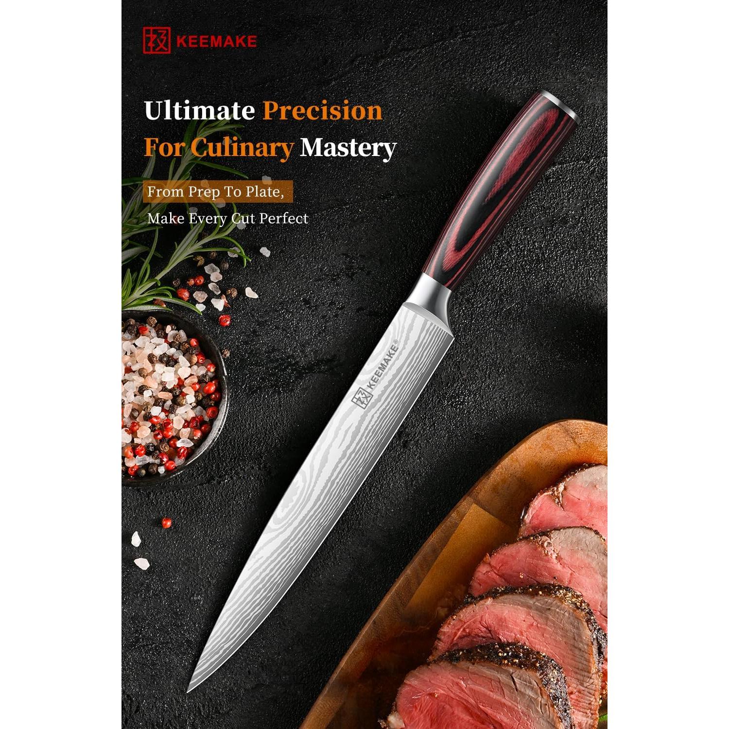 Cuchillo de Tallar KEEMAKE 20.32 cm Acero Inoxidable Ergonómico