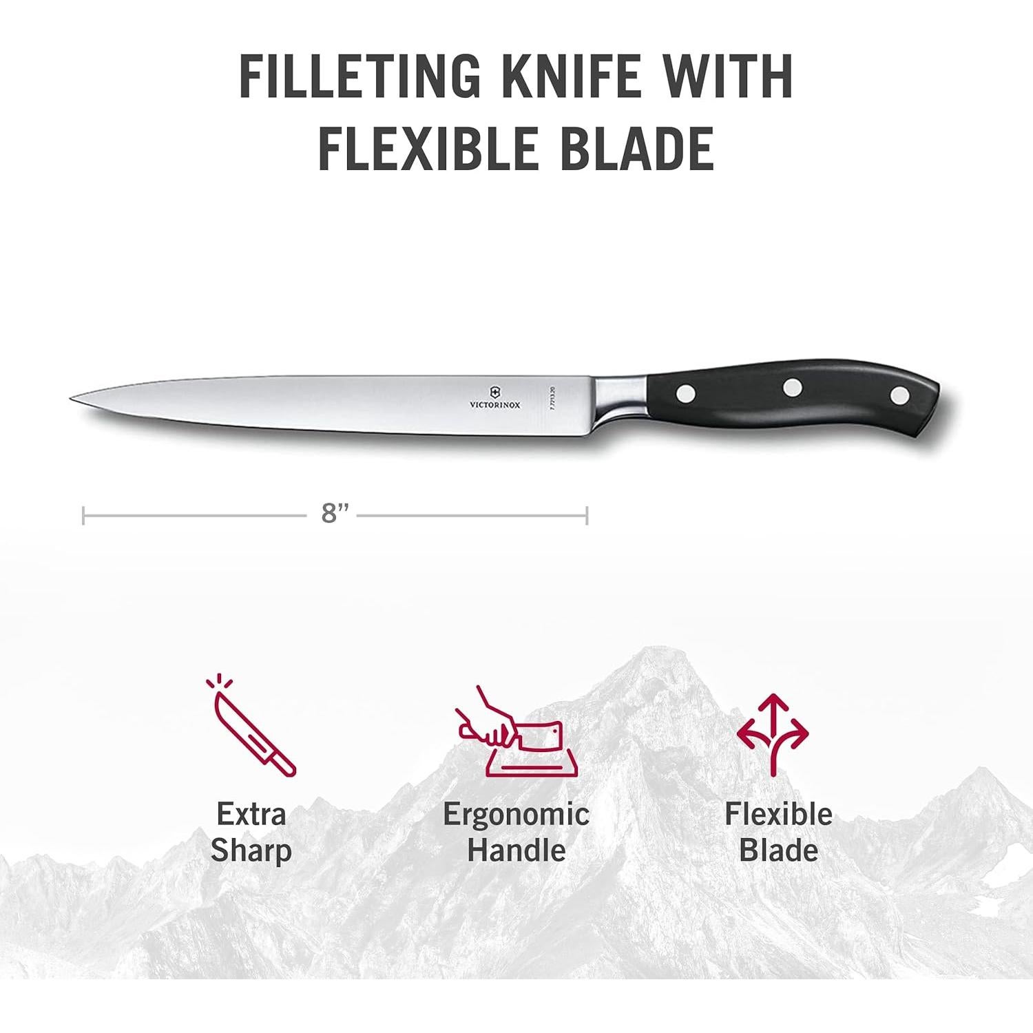 Cuchillo de Deshuesar Forjado Victorinox 20 cm Acero Inoxidable