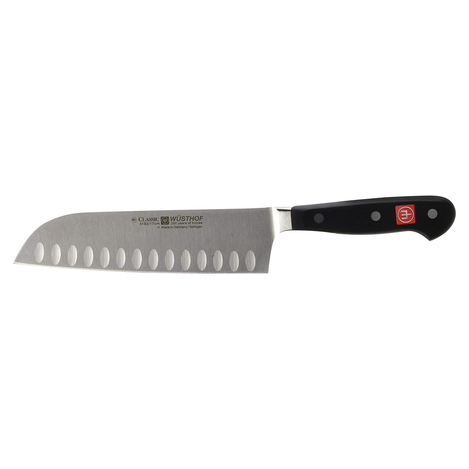 Cuchillo Santoku Wüsthof Classic 17.78 cm Borde Hueco