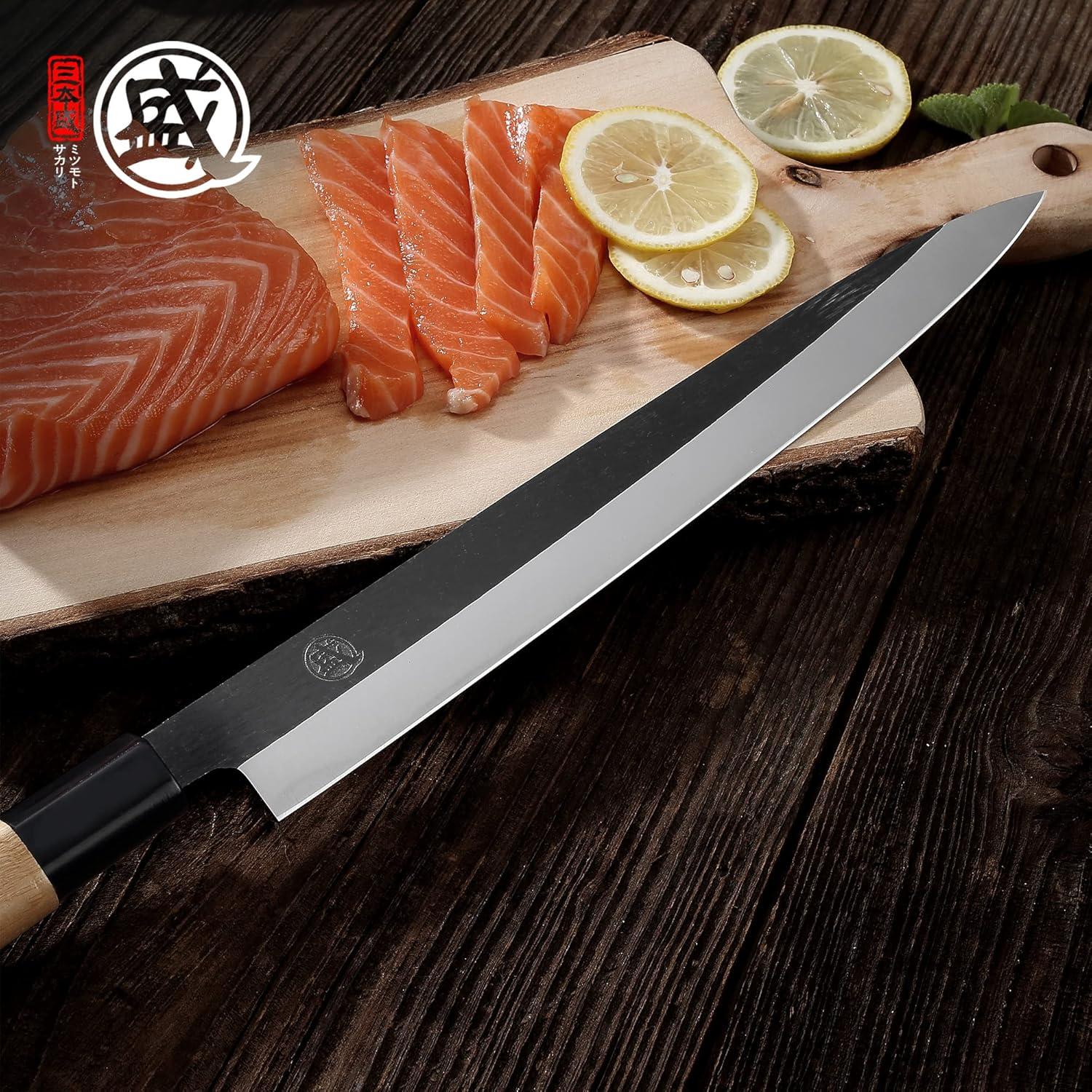 Cuchillo de Sashimi MITSUMOTO SAKARI 27.94 cm Acero Tungsteno