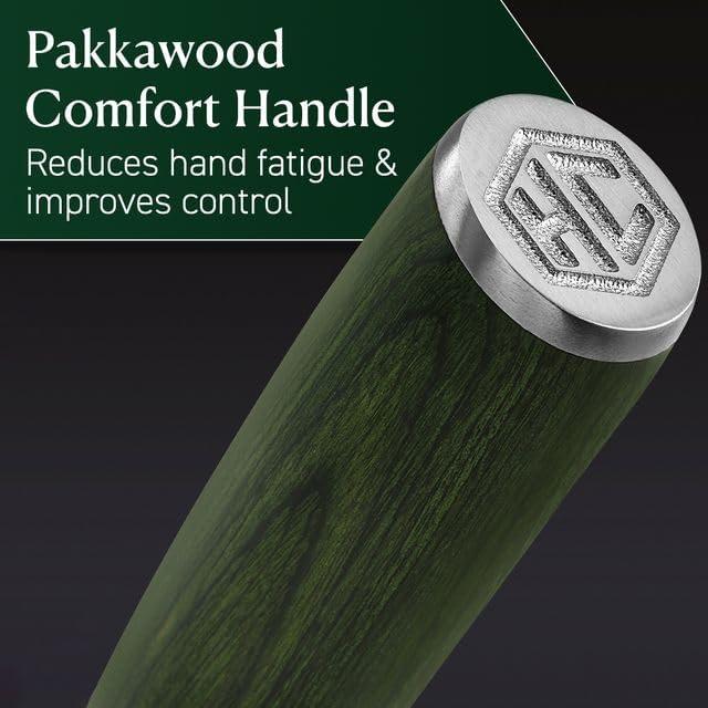 Juego de cuchillos HexClad 6 piezas acero japonés Damascus