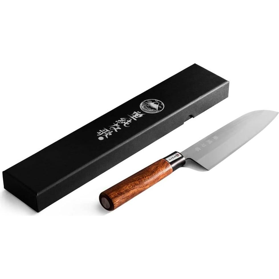 Cuchillo de Chef Santoku 18 cm Simple Song - Acero Inoxidable