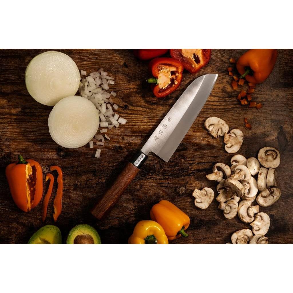 Cuchillo de Chef Santoku 18 cm Simple Song - Acero Inoxidable
