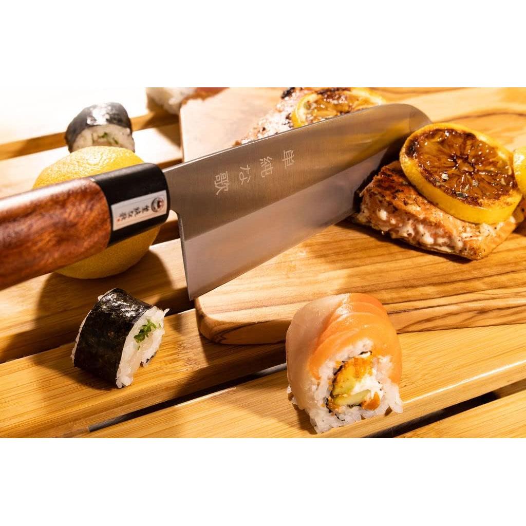 Cuchillo de Chef Santoku 18 cm Simple Song - Acero Inoxidable