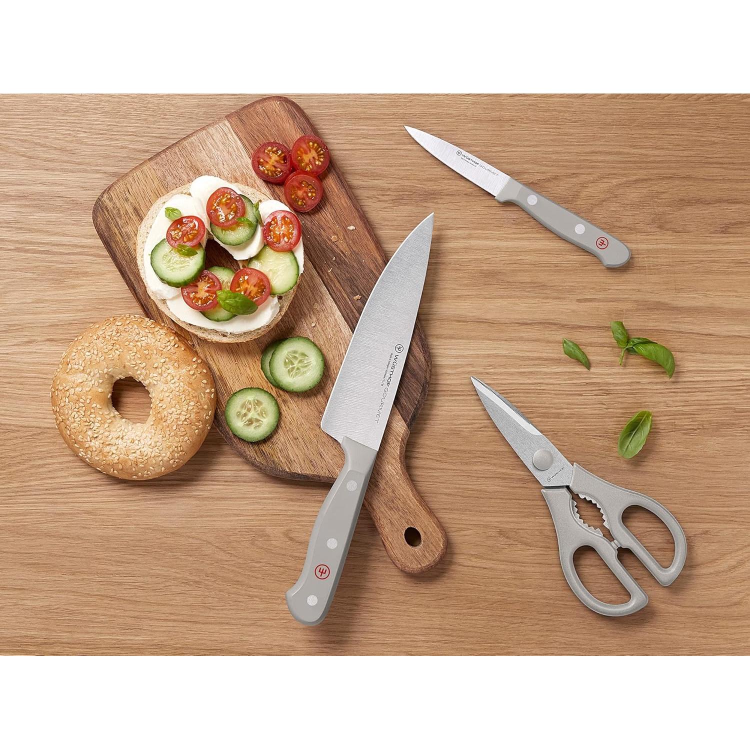 Juego de Cuchillos Wüsthof Gourmet 3 Piezas Acero Inoxidable