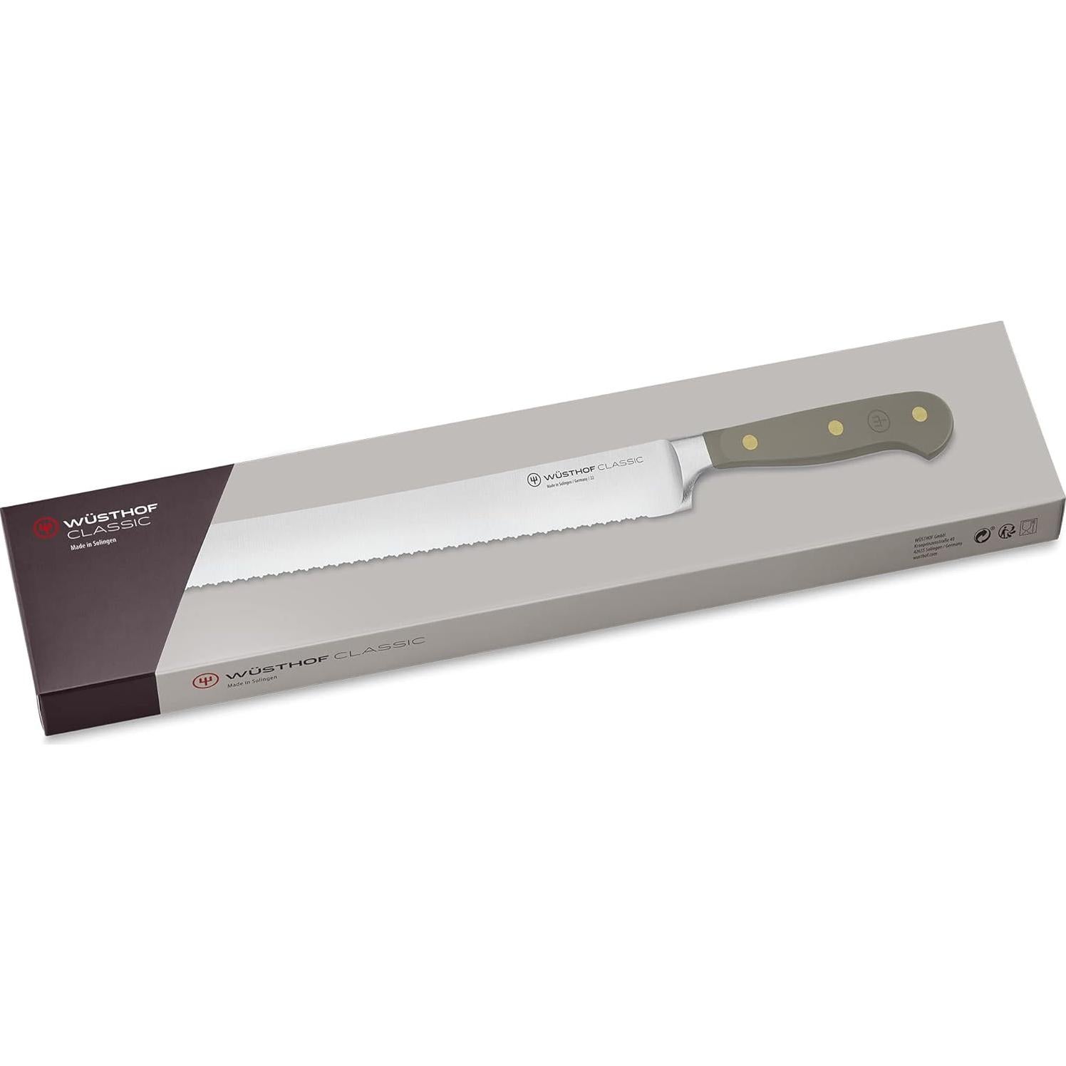 Cuchillo de Pan Doble Serrado WÜSTHOF 22.86 cm Velvet Oyster