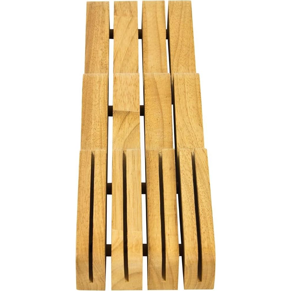 Almacenamiento de cuchillos Wüsthof en cajón 7 ranuras madera