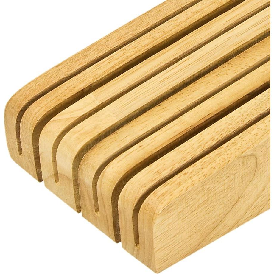 Almacenamiento de cuchillos Wüsthof en cajón 7 ranuras madera