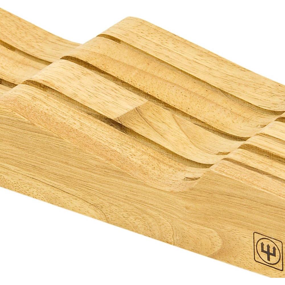 Almacenamiento de cuchillos Wüsthof en cajón 7 ranuras madera