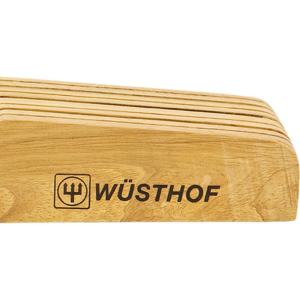 Almacenamiento de cuchillos Wüsthof en cajón 7 ranuras madera