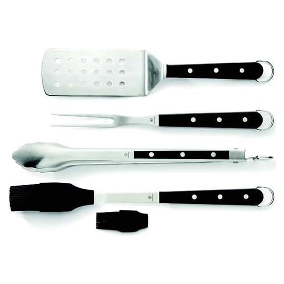 Juego de Herramientas para BBQ 4 Piezas WÜSTHOF Acero Inoxidable