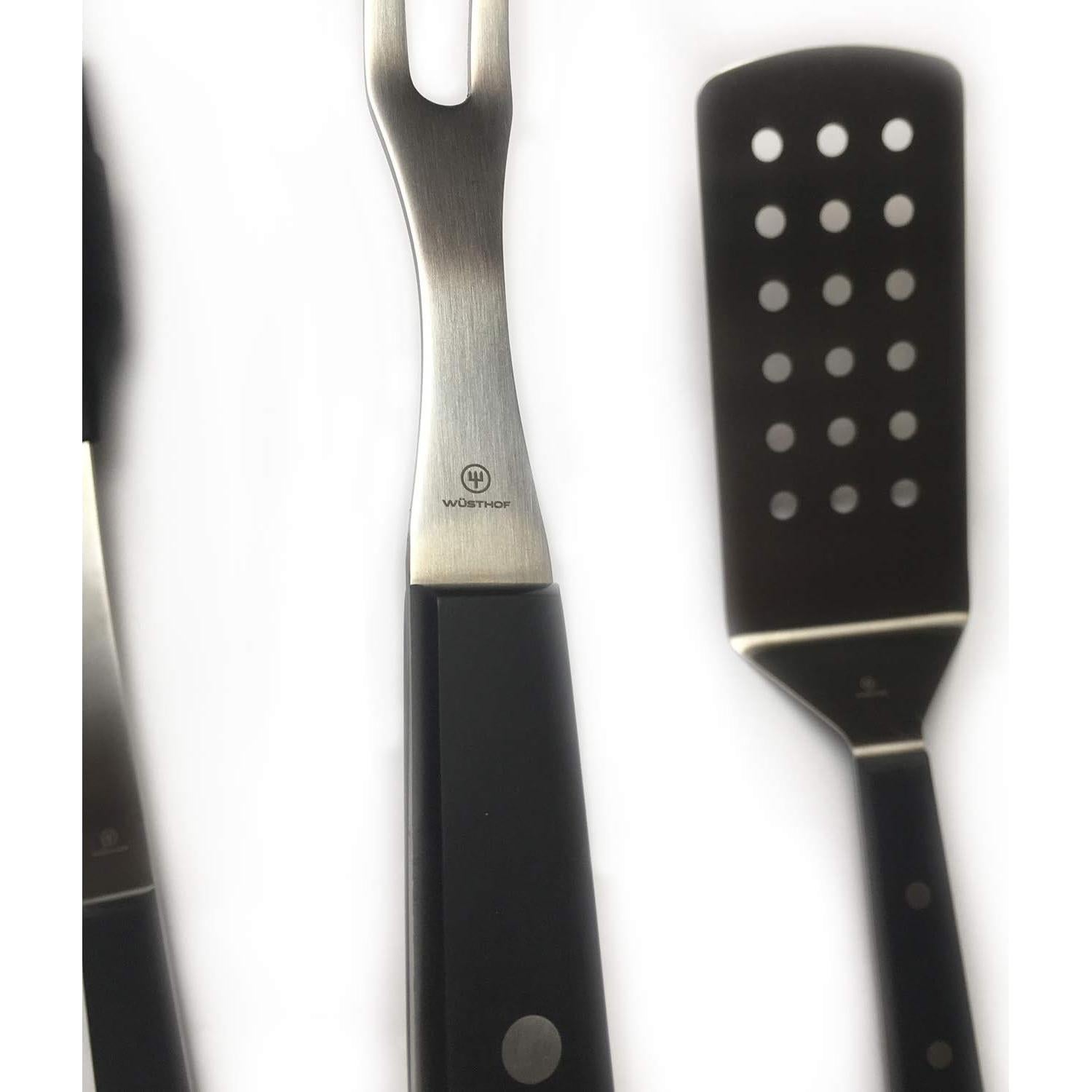 Juego de Herramientas para BBQ 4 Piezas WÜSTHOF Acero Inoxidable