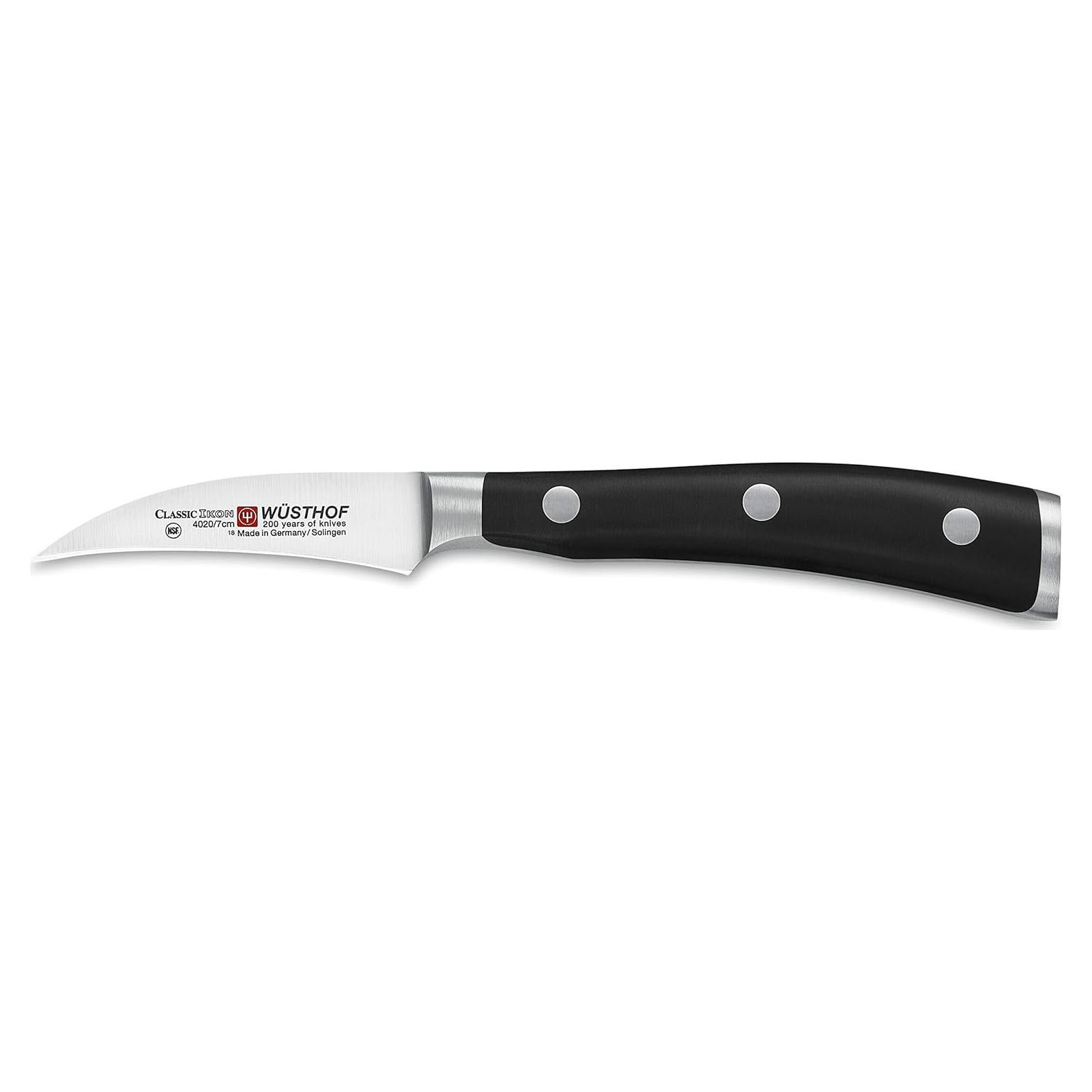 Cuchillo de Pelar Wüsthof Classic Ikon 6.98 cm Negro