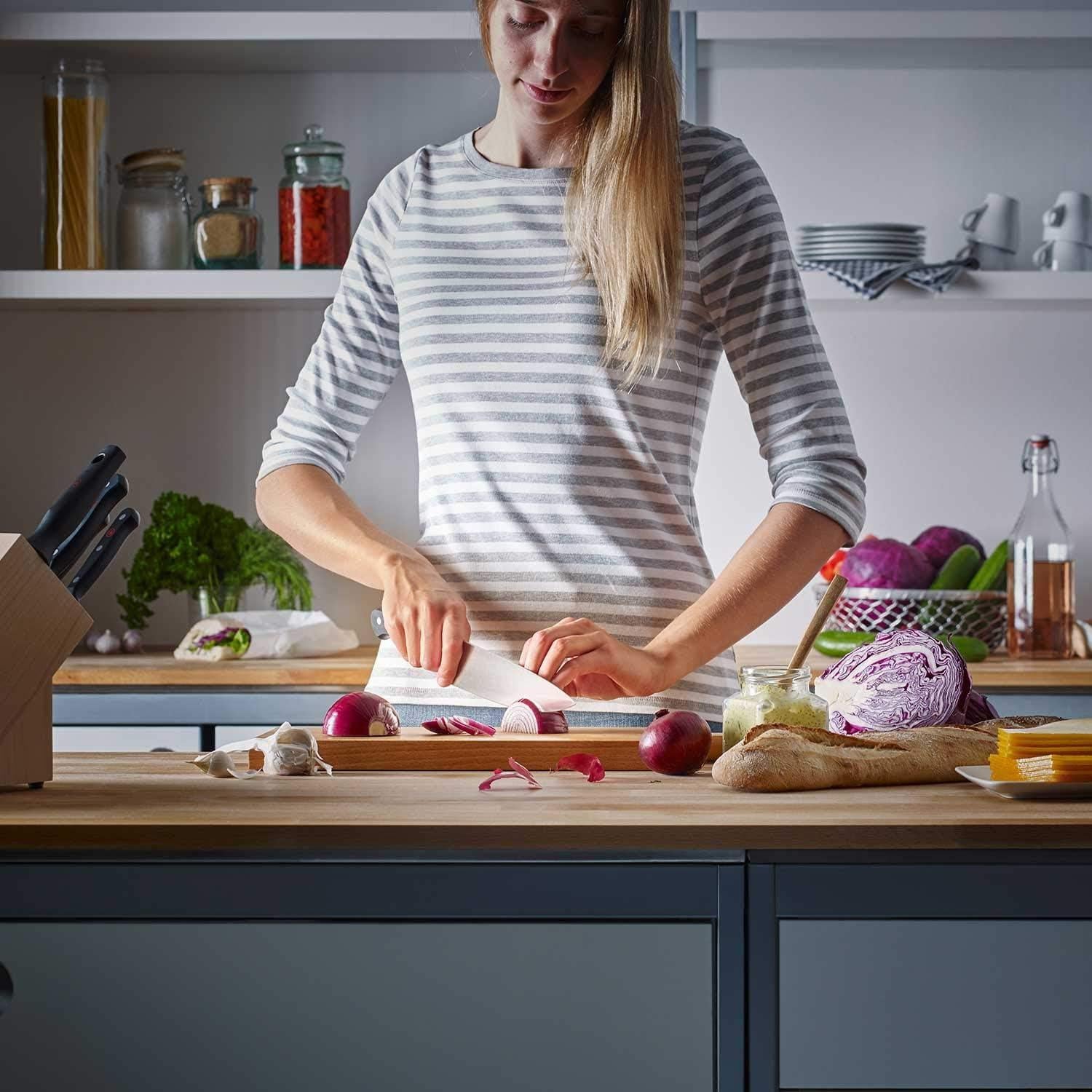 Espátula Angulada Ancha Wüsthof 12 cm Acero Inoxidable Plata