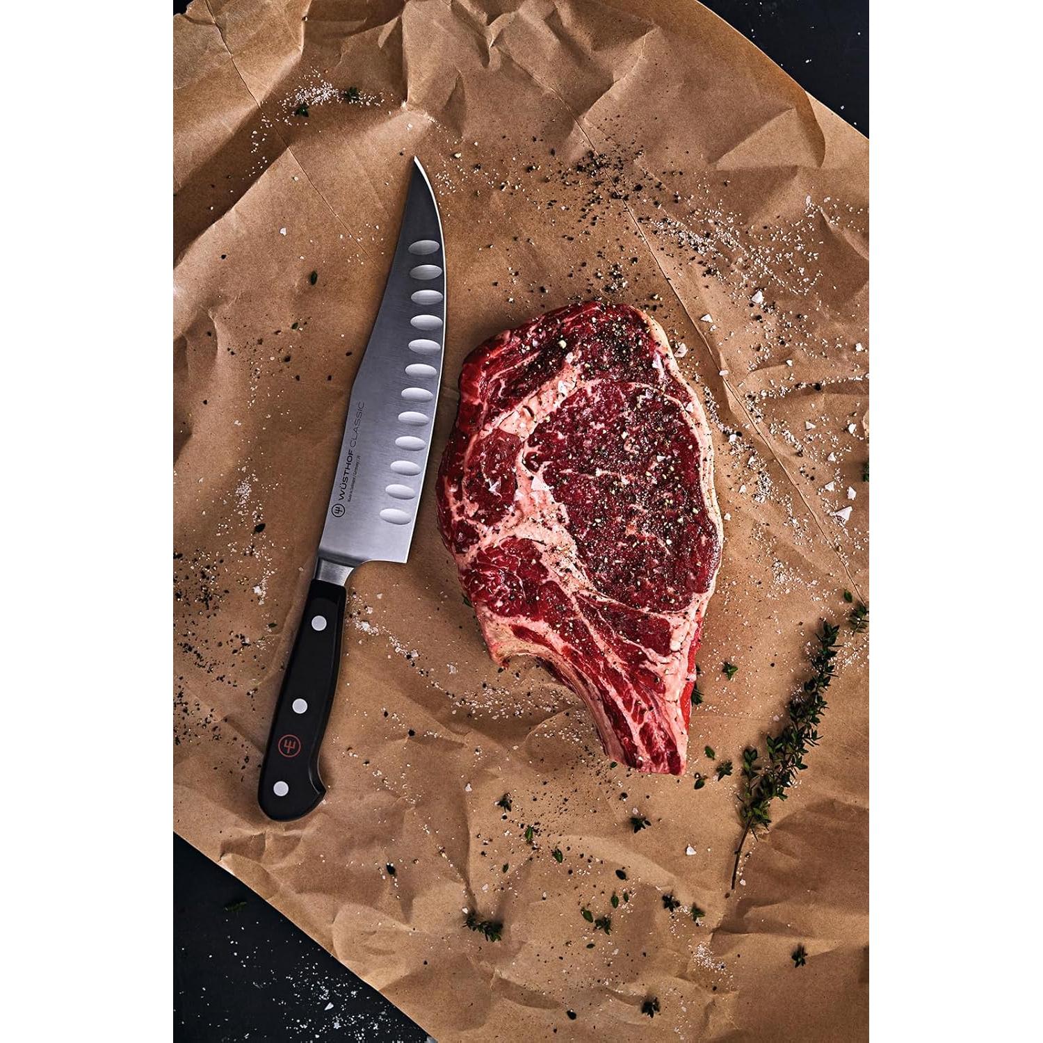 Cuchillo Artesano Wüsthof Classic 17.8 cm Bisel Hueco