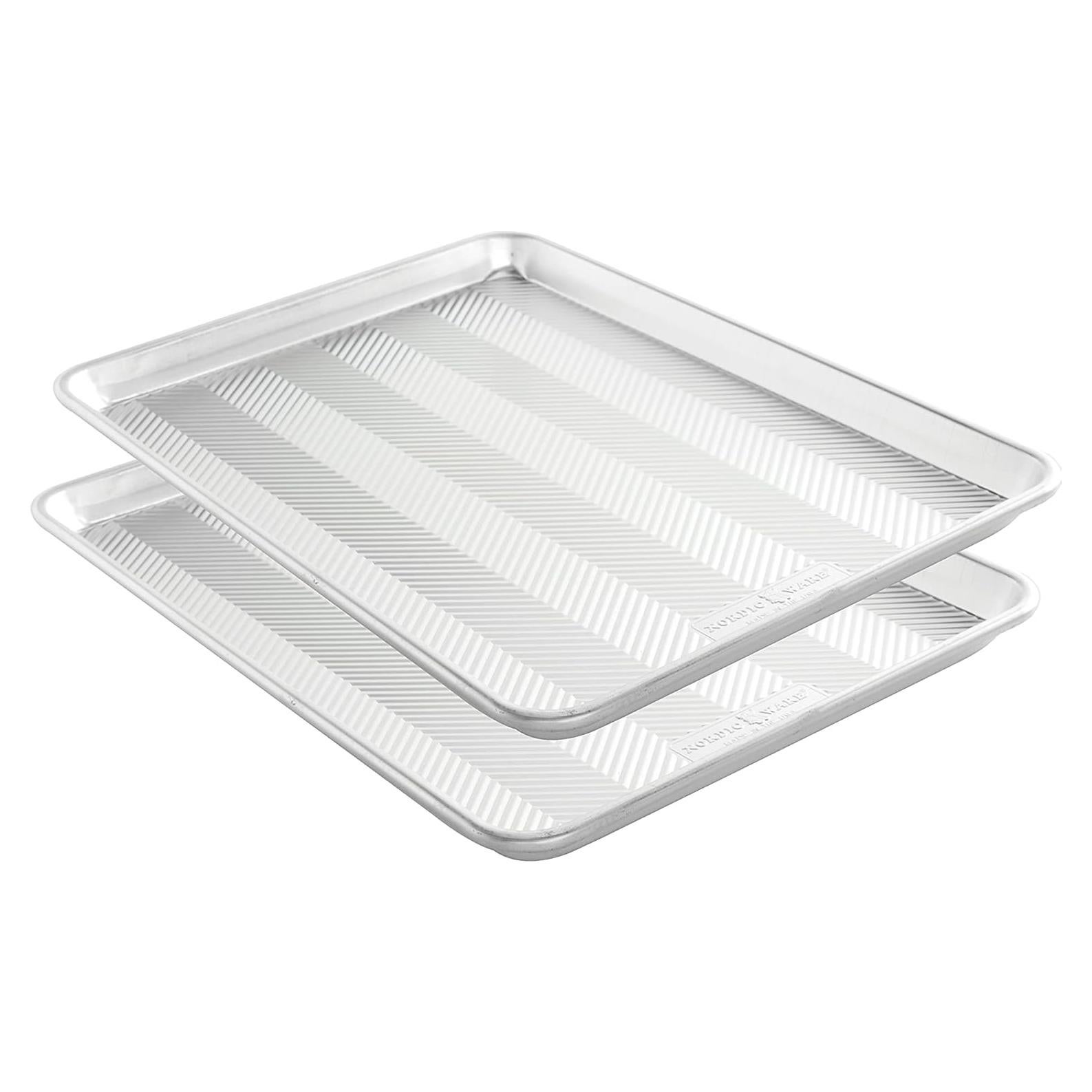 Hoja para Hornear Nordic Ware Prism 2-Pack Aluminio Natural