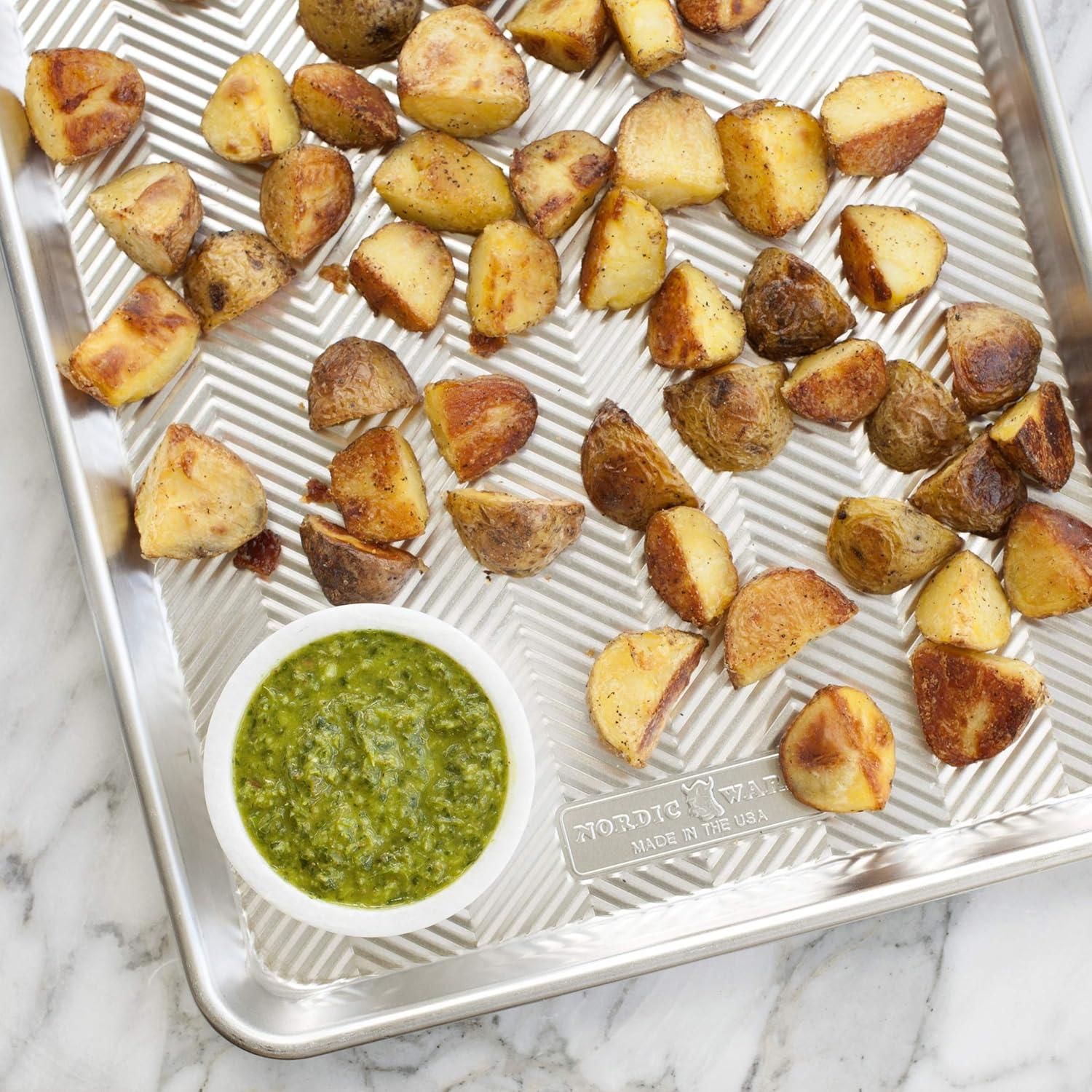 Hoja para Hornear Nordic Ware Prism 2-Pack Aluminio Natural