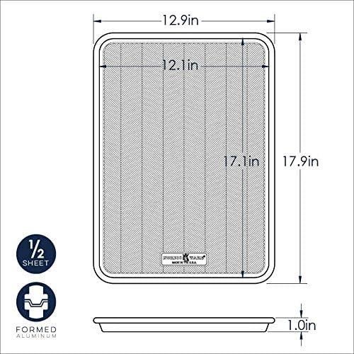 Hoja para Hornear Nordic Ware Prism 2-Pack Aluminio Natural