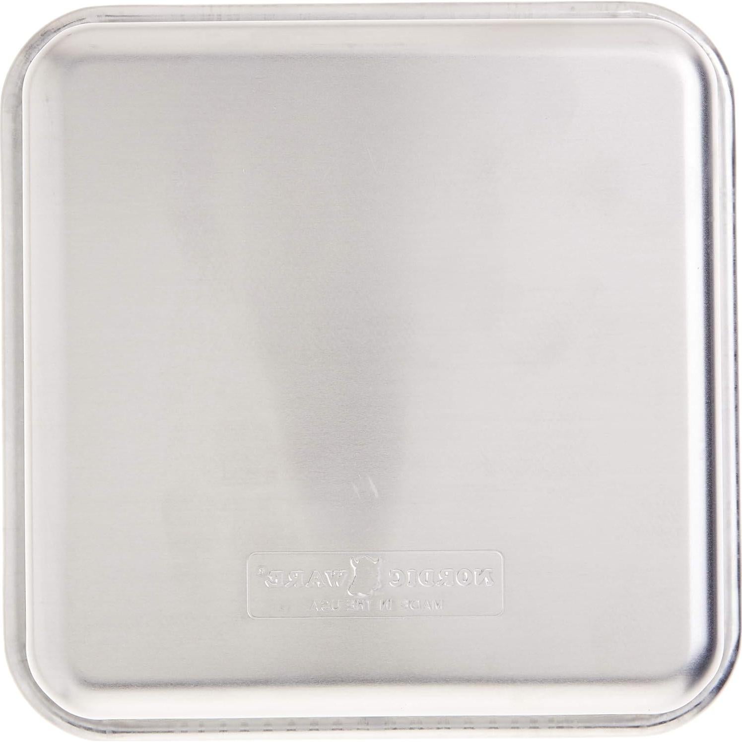 Sartén Cuadrada para Pasteles Nordic Ware 20x20 cm Aluminio