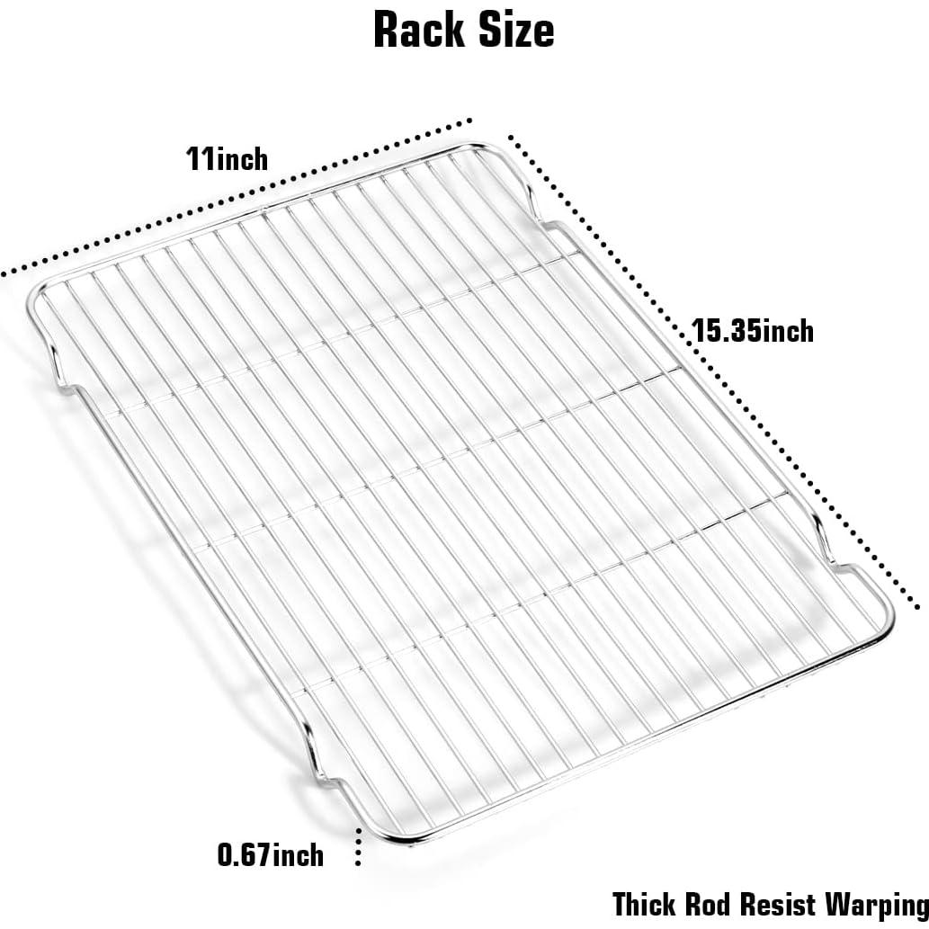 Juego de Bandejas para Hornear Wildone 2 Piezas Acero Inoxidable