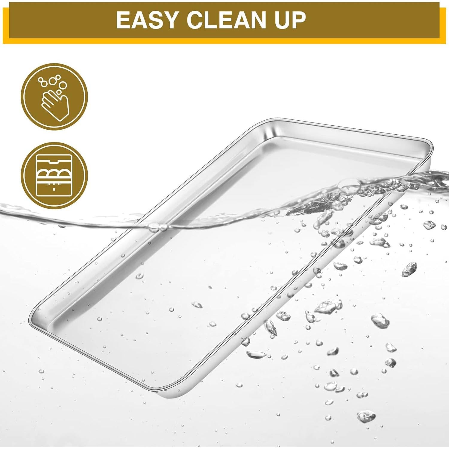 Juego de Bandejas para Hornear Wildone 2 Piezas Acero Inoxidable