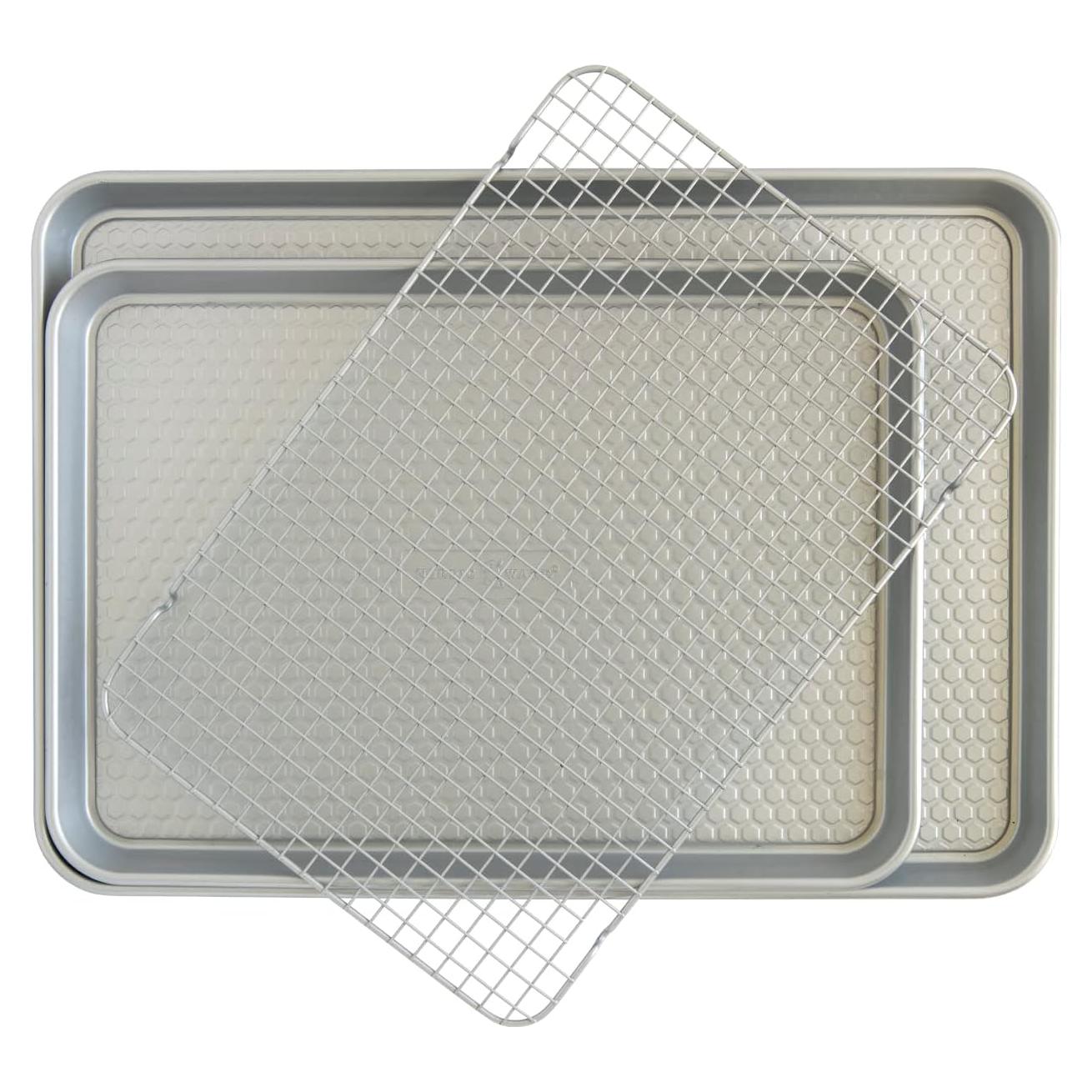 Juego de Horneado y Enfriamiento Nordic Ware 3 Piezas Plata
