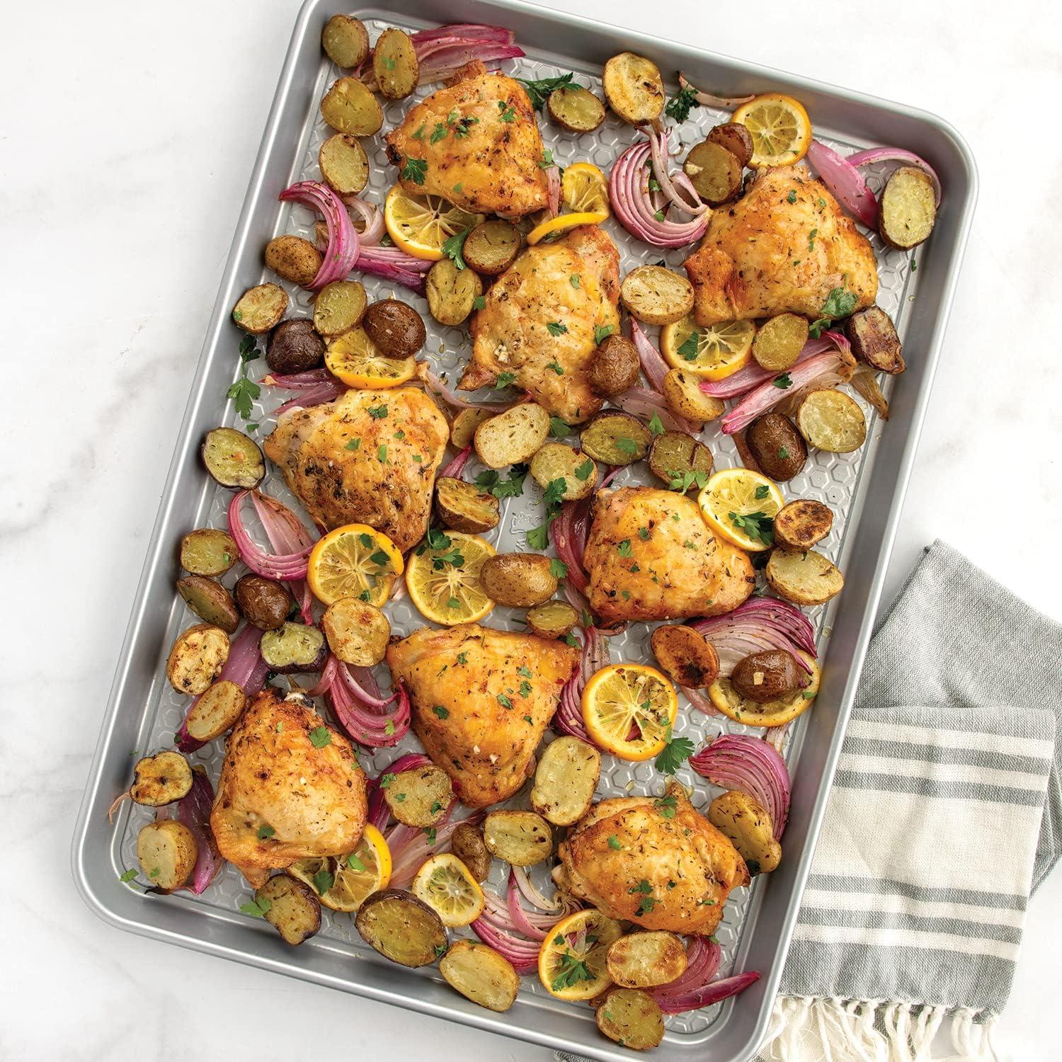 Juego de Horneado y Enfriamiento Nordic Ware 3 Piezas Plata