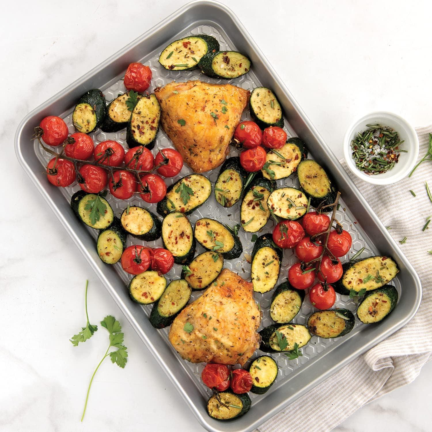 Juego de Horneado y Enfriamiento Nordic Ware 3 Piezas Plata