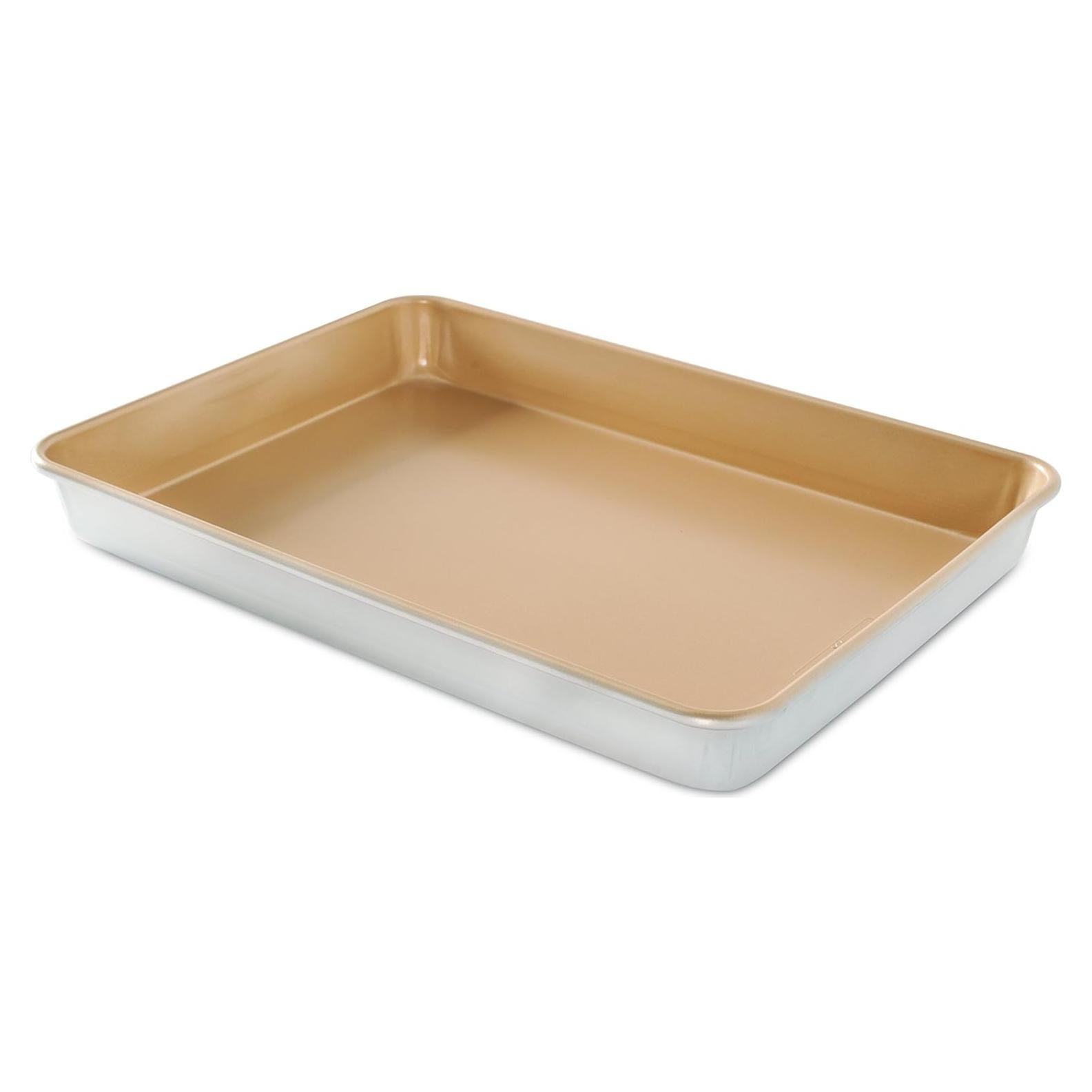 Bandeja para Pastel Alta de Aluminio Antiadherente Nordic Ware 45.7x33cm