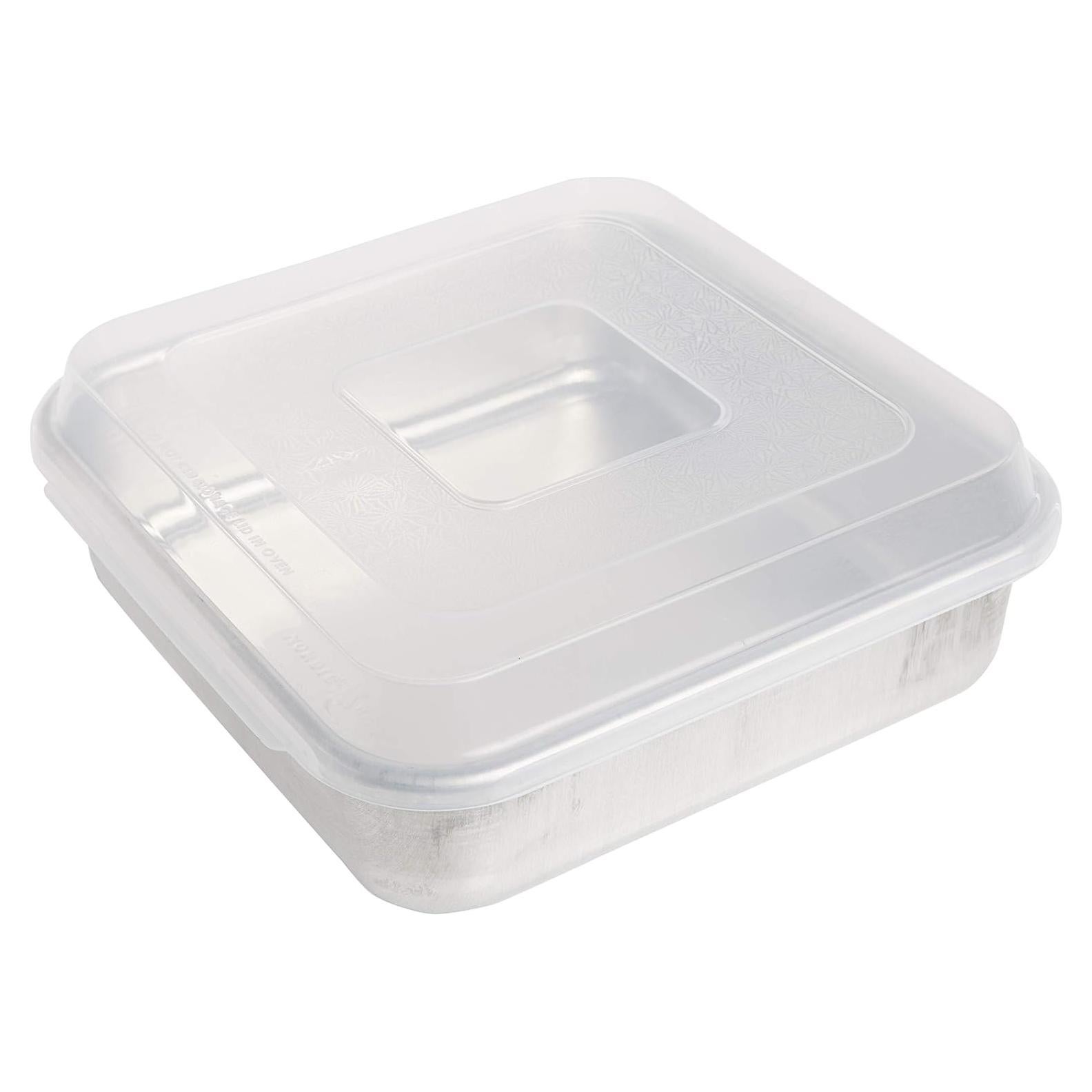 Bandeja Cuadrada para Pastel Nordic Ware con Tapa 25.1 cm