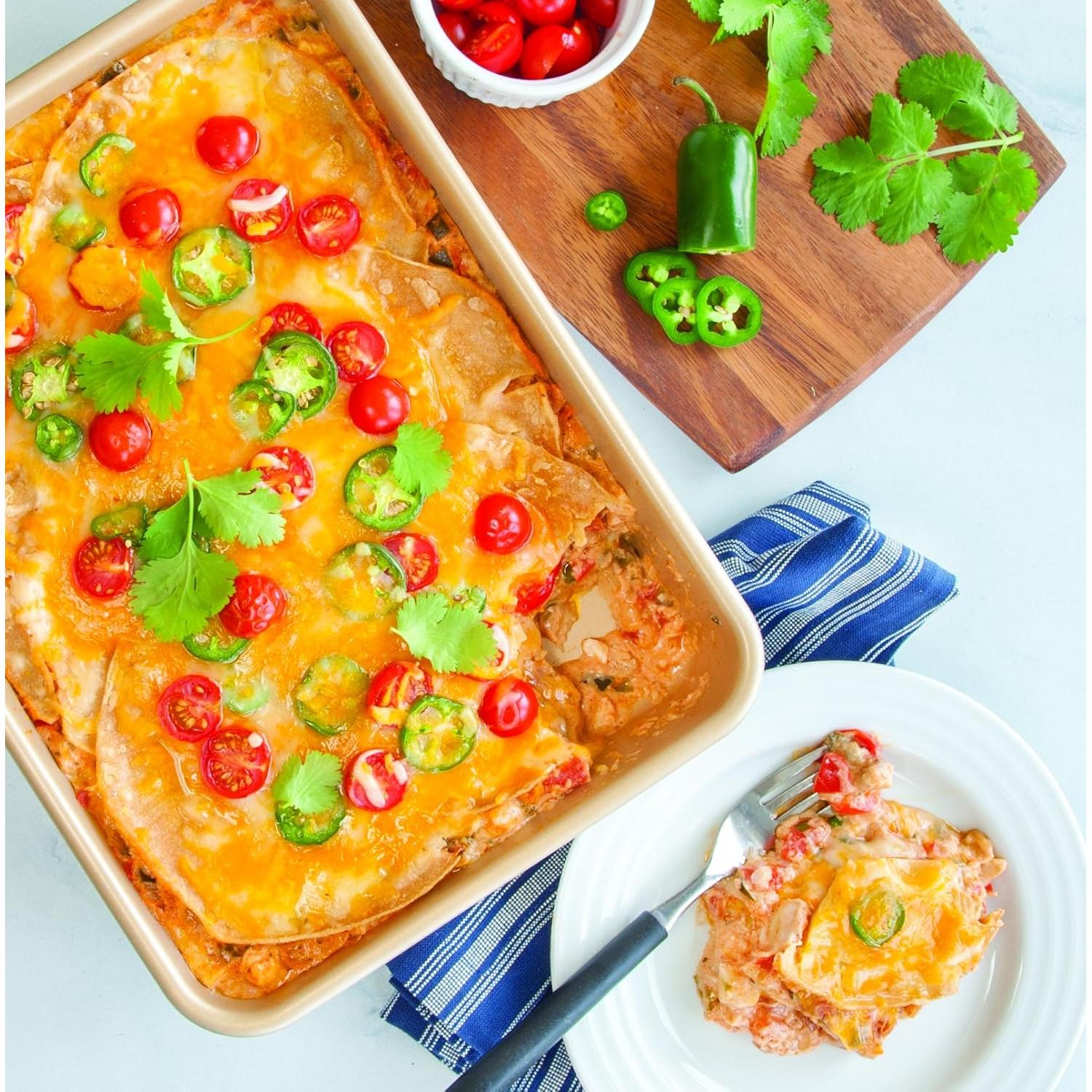 Sartén Antiadherente para Pasteles Nordic Ware 23x33 cm Plata