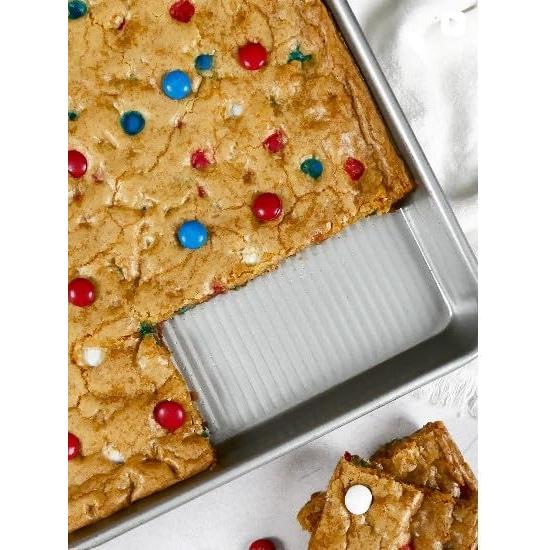 Bandeja para Hornear USA Pan Media Hoja Acero Aluminizado