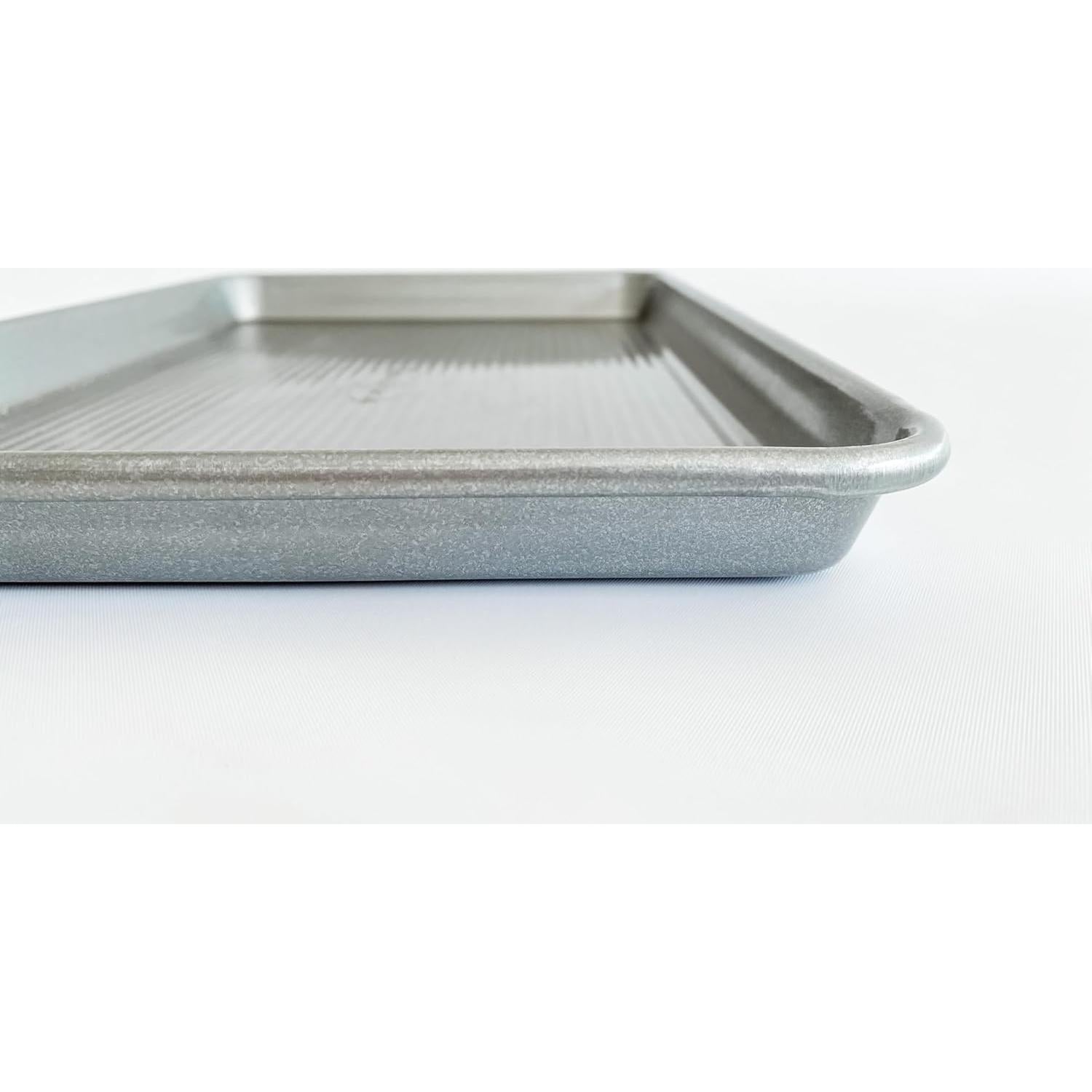Bandeja para Hornear USA Pan Media Hoja Acero Aluminizado