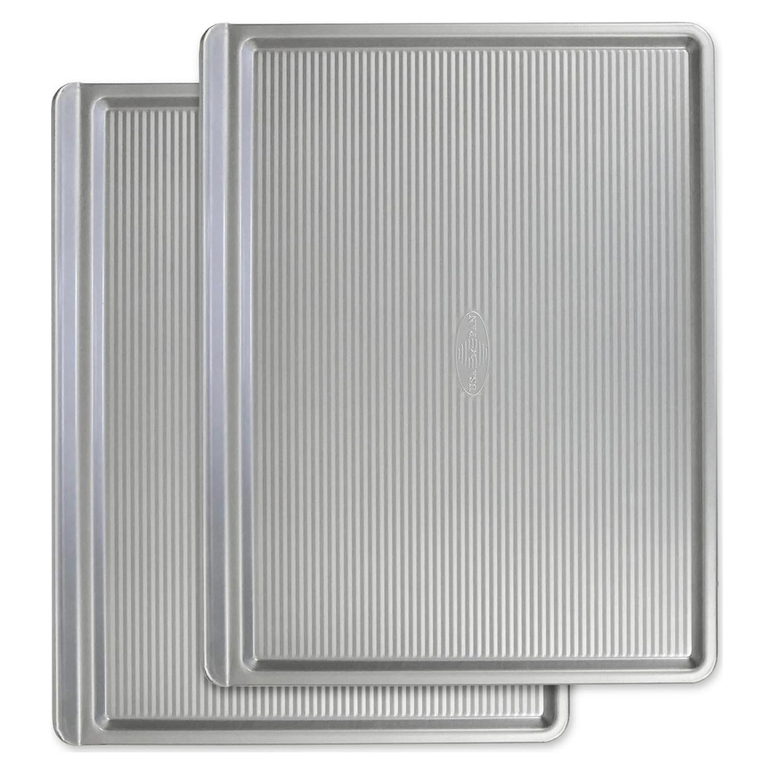 Juego de 2 Bandejas para Galletas USA Pan Antiadherentes 43x30 cm