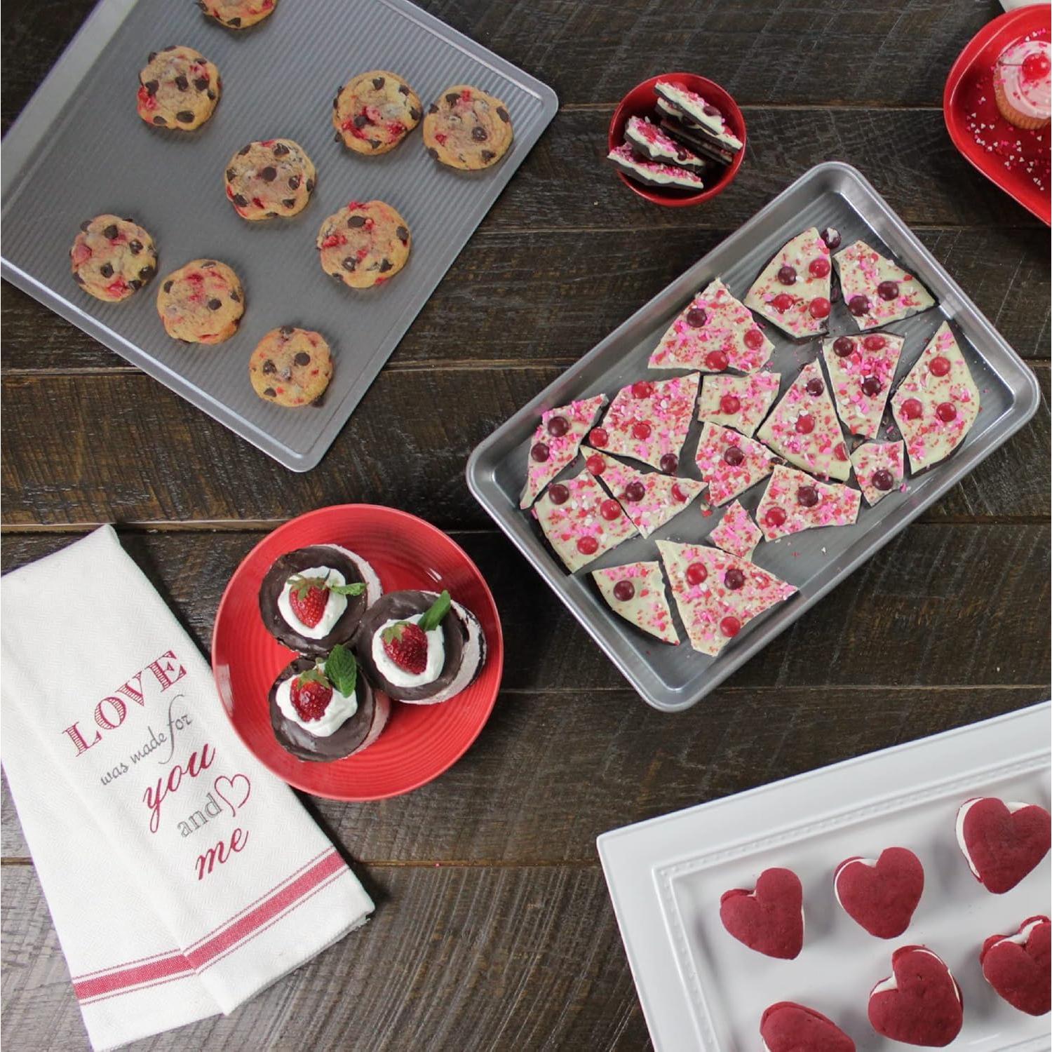 Juego de Utensilios para Hornear 3 Piezas USA Pan Acero Aluminizado