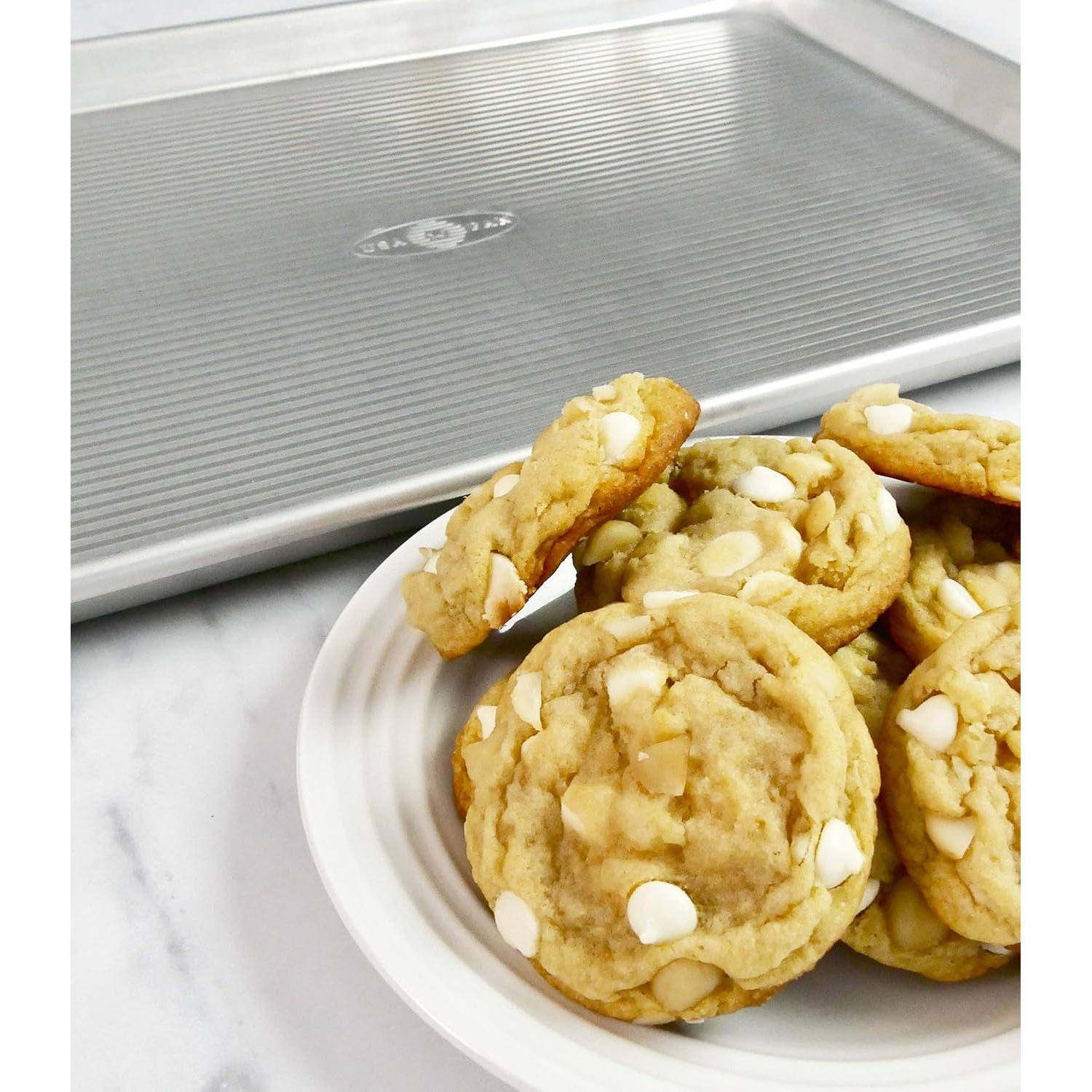 Bandeja de Media Hoja de Aluminio Antiadherente USA Pan