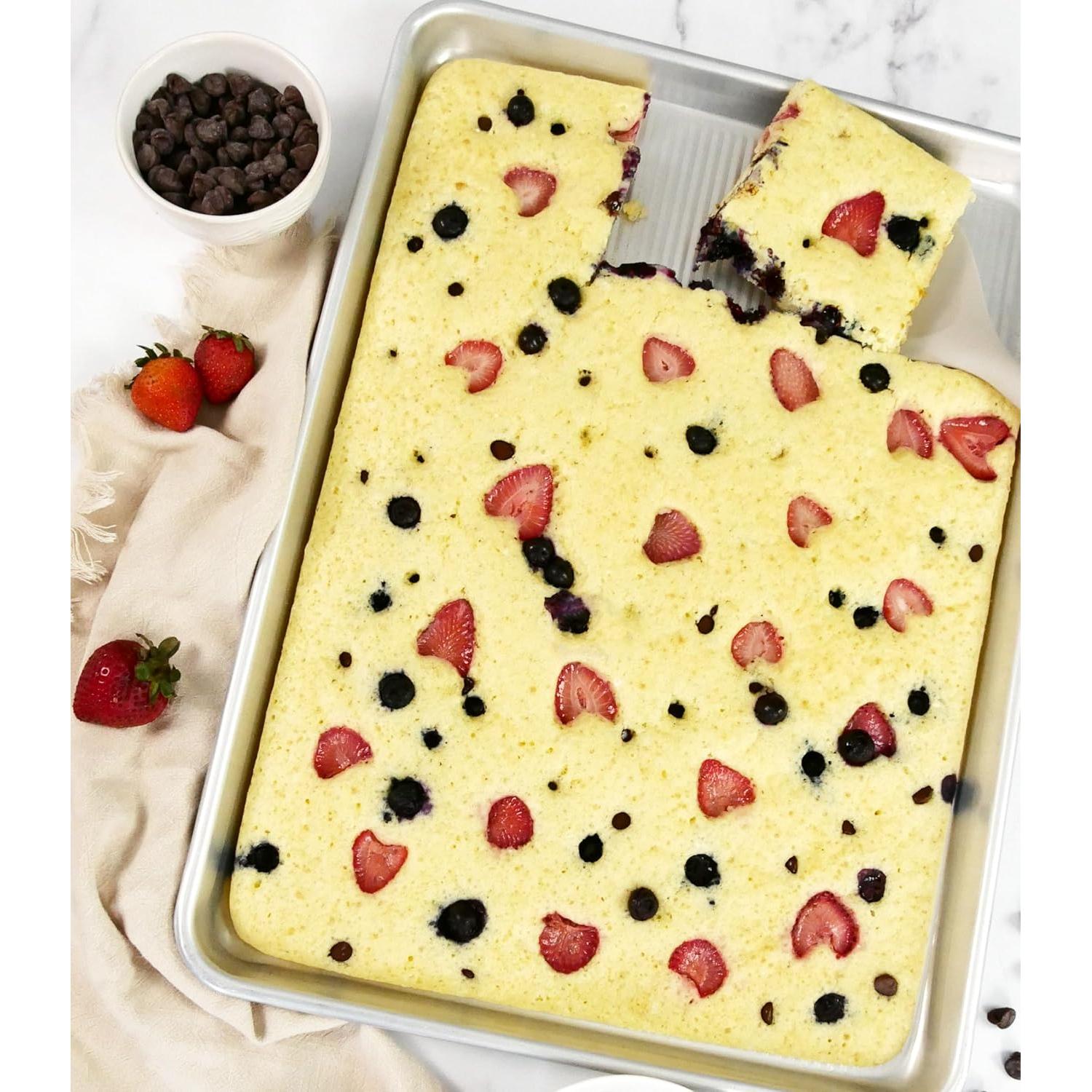 Bandeja de Media Hoja de Aluminio Antiadherente USA Pan