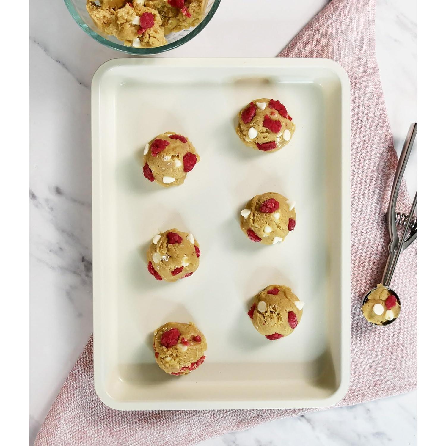 Sartén de Cerámica Antiadherente USA Pan Cuarto Vainilla