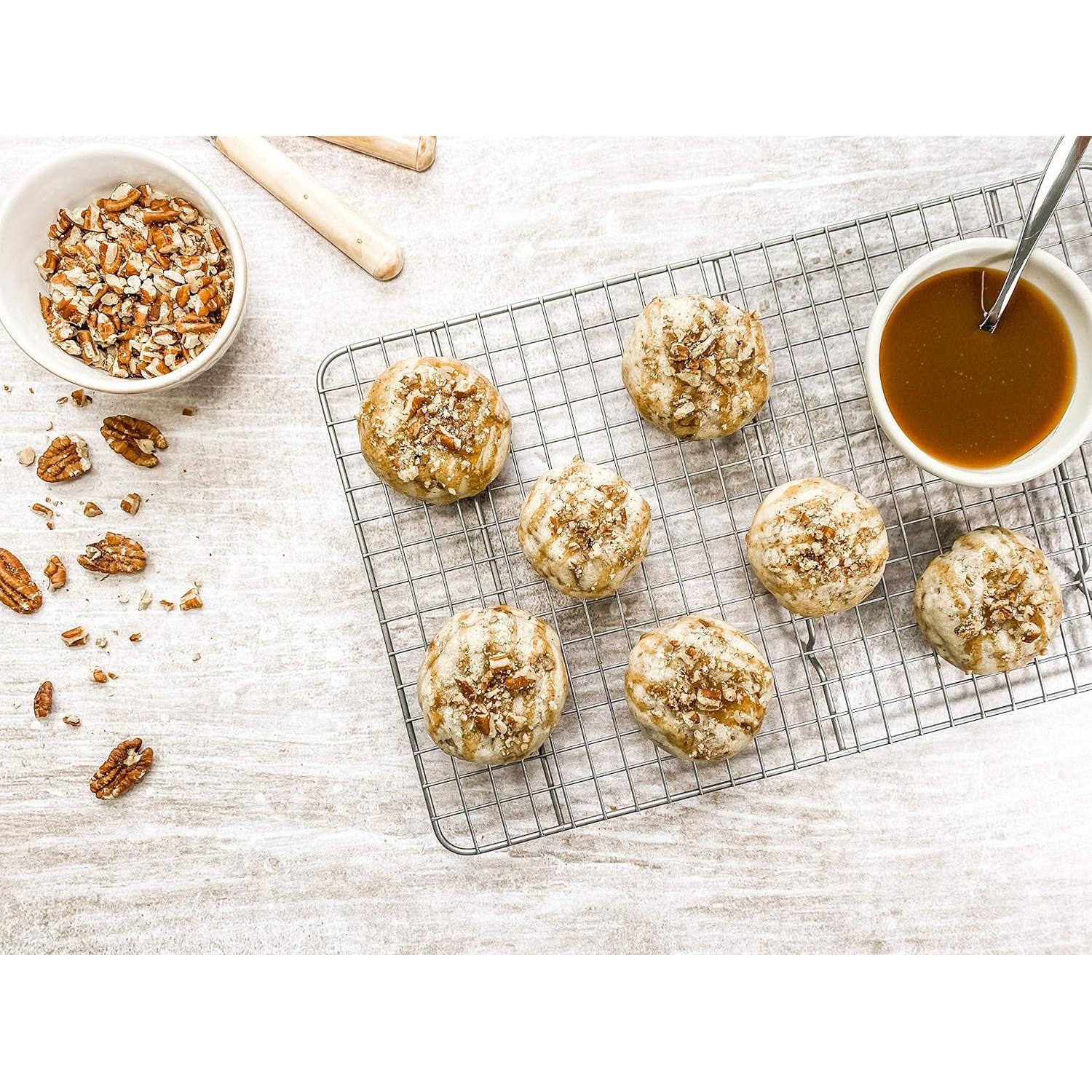 Juego de 2 Rejillas de Enfriamiento USA Pan Cuarto de Hoja