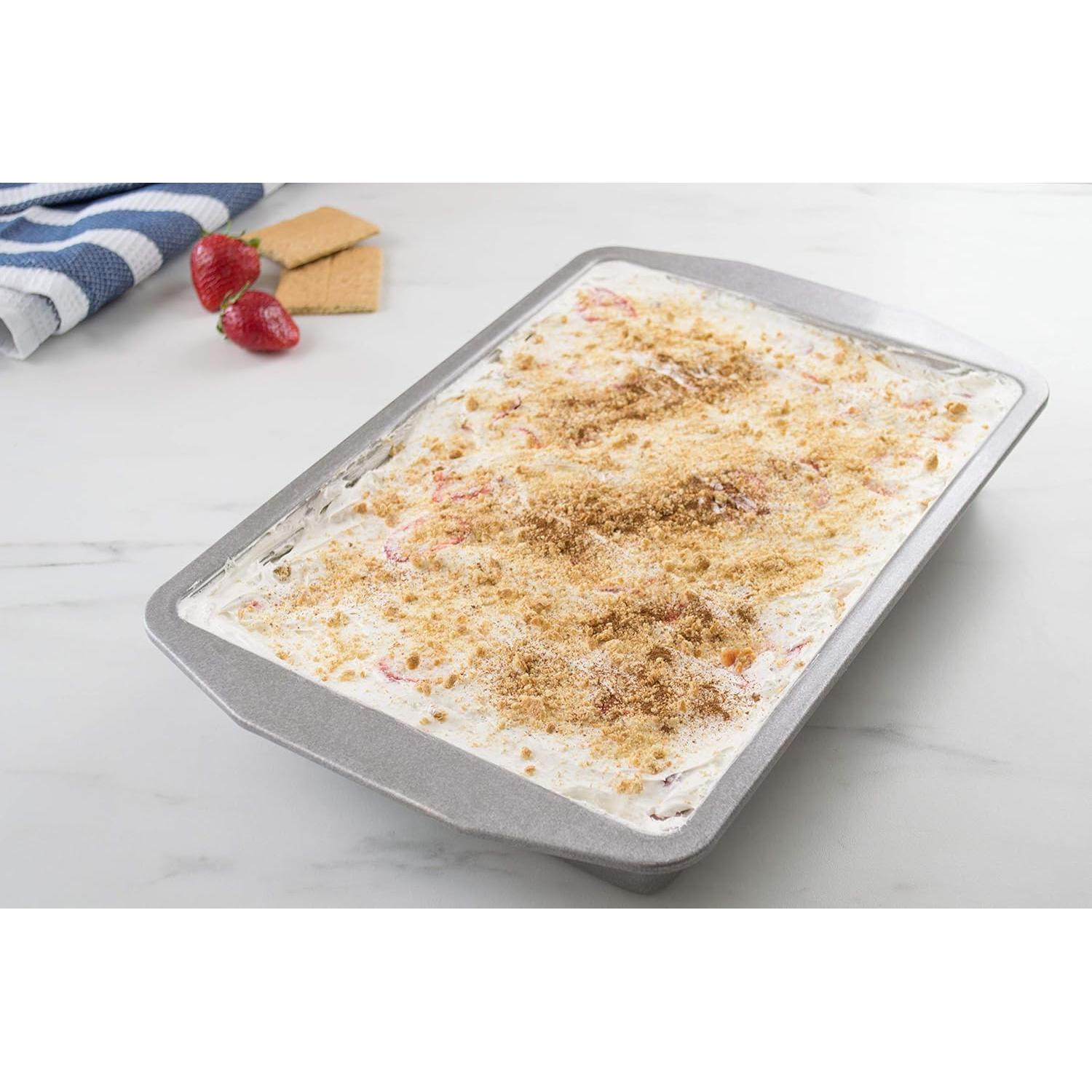 Sartén Rectangular USA Pan 23x33 cm Antiadherente Acero