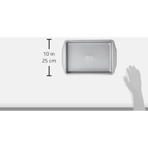 Sartén Rectangular USA Pan 23x33 cm Antiadherente Acero