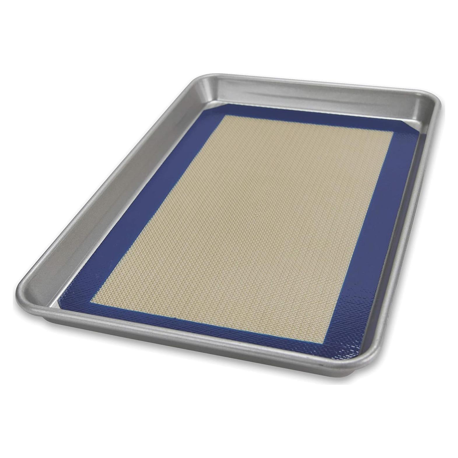 Juego de bandeja de cuarto USA Pan con tapete de silicona