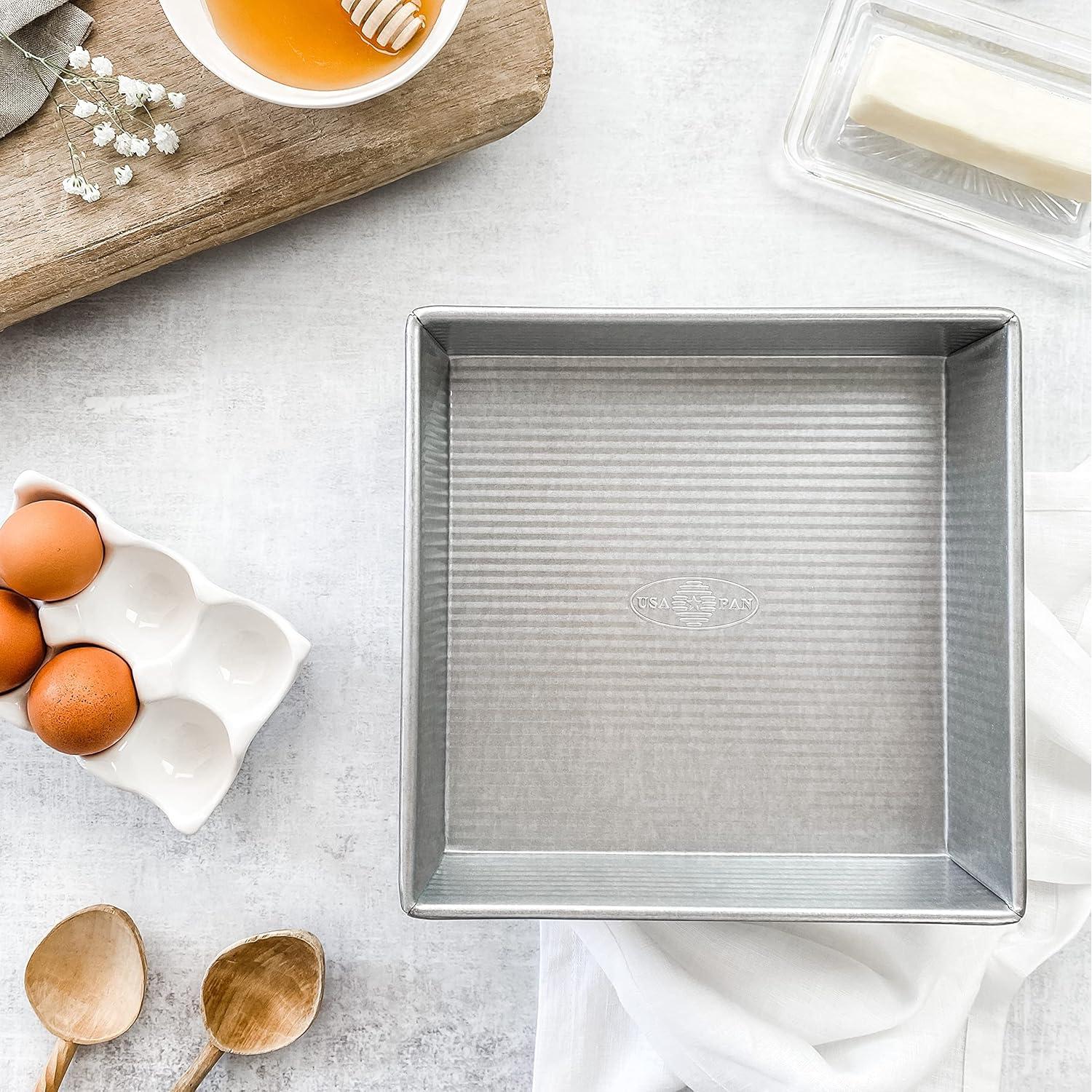 Sartén Cuadrada Antiadherente USA Pan 22.86 cm Acero Aluminizado