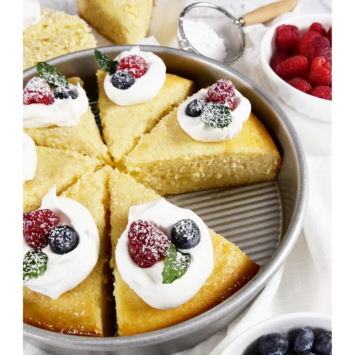 Molde Redondo para Pasteles USA Pan 22.86 cm Antiadherente - Juego de 2