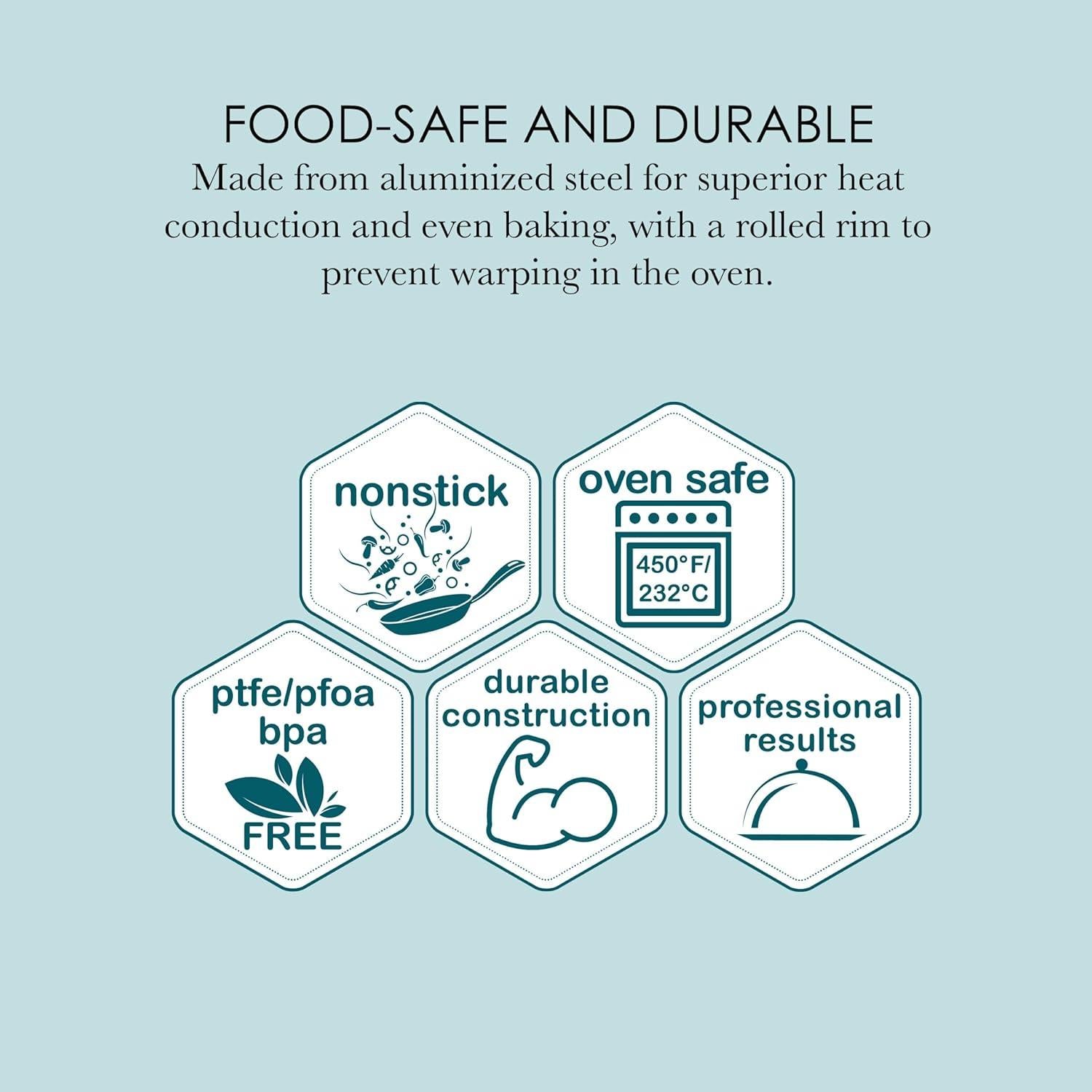 Juego de bandejas para galletas Chicago Metallic 3 piezas