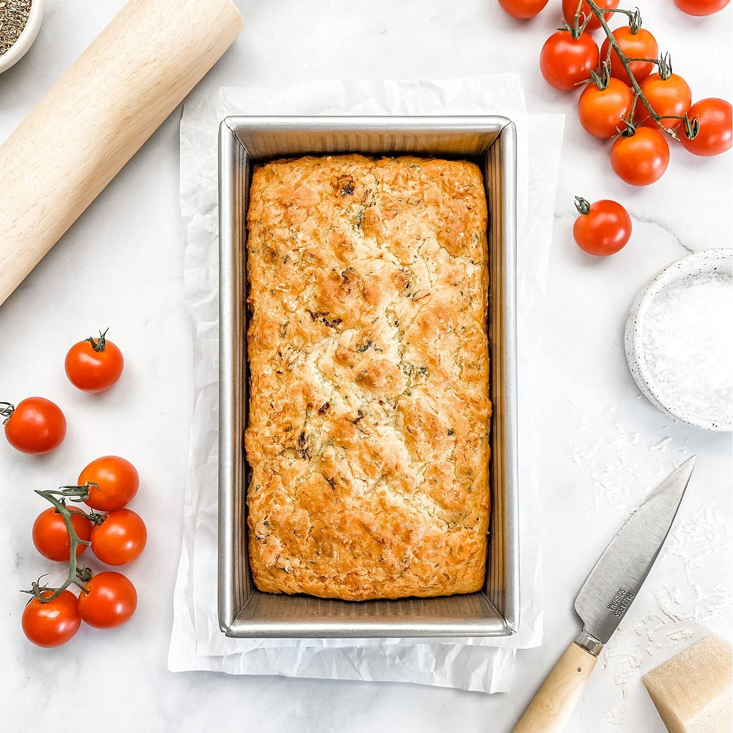 Juego de 2 Moldes para Pan USA Pan 1 Libra Acero Aluminizado