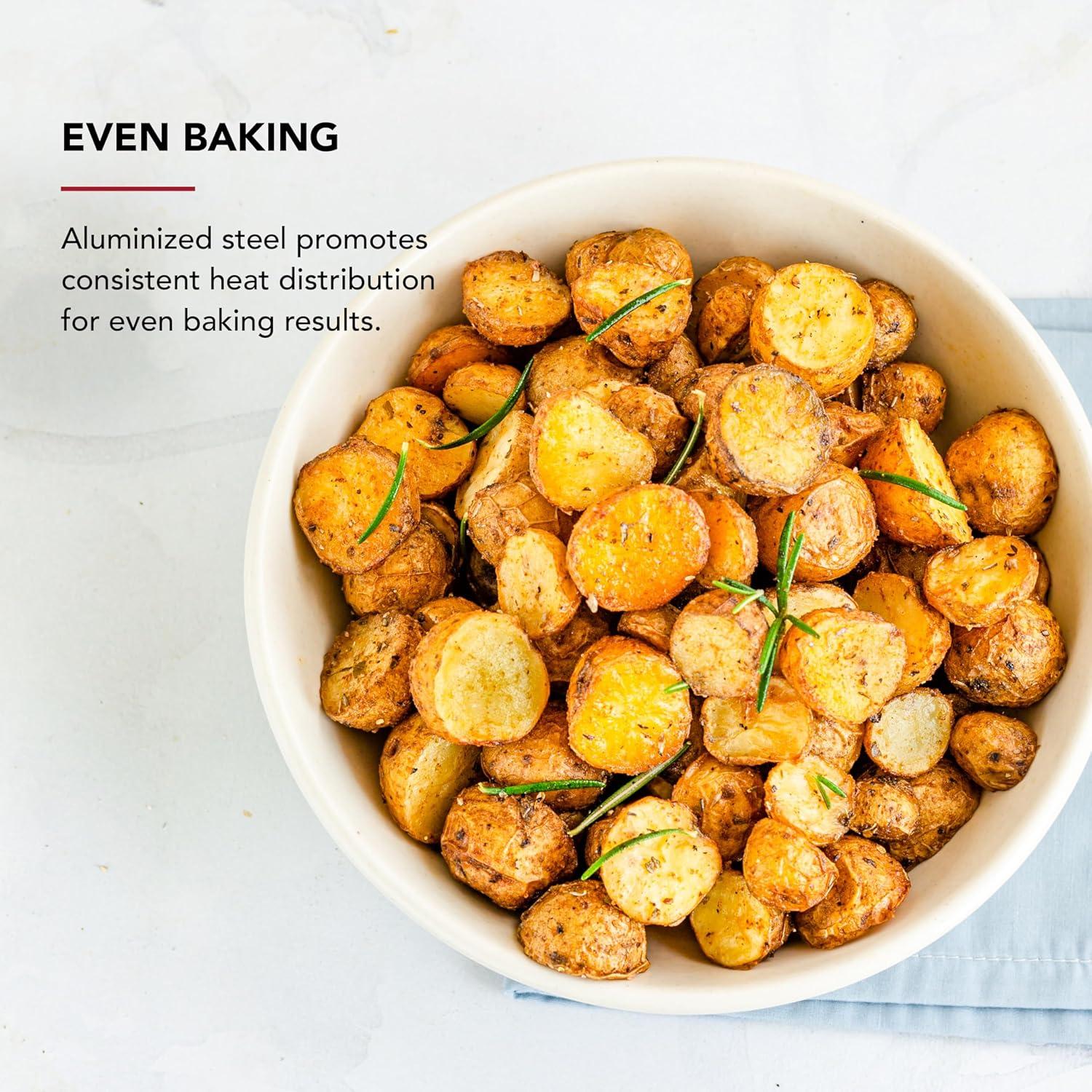 Bandeja para Hornear KitchenAid 23x33cm Antiadherente Plata