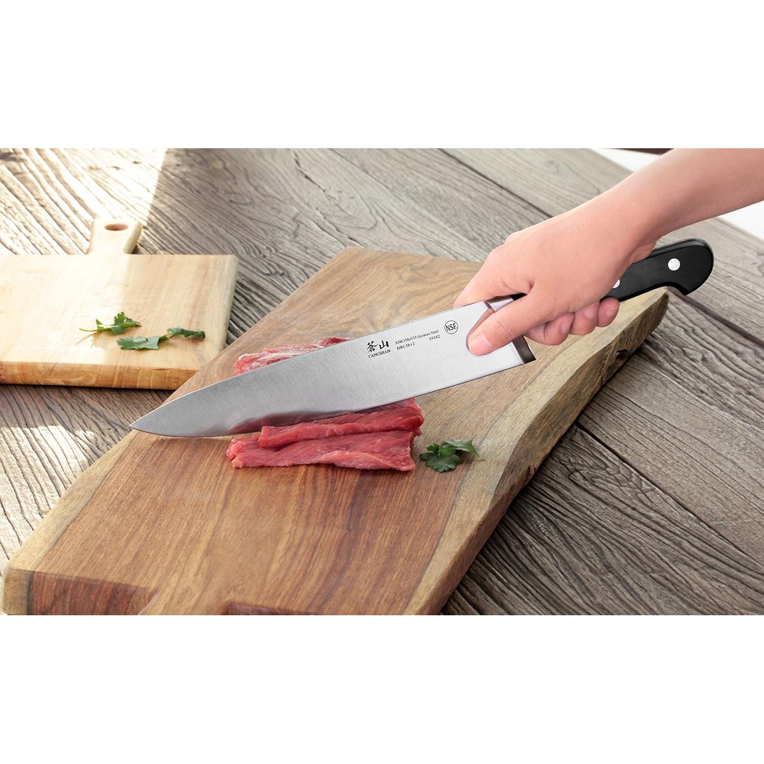 Cuchillo de Chef Cangshan V2 59182 Acero Alemán 24.1 cm